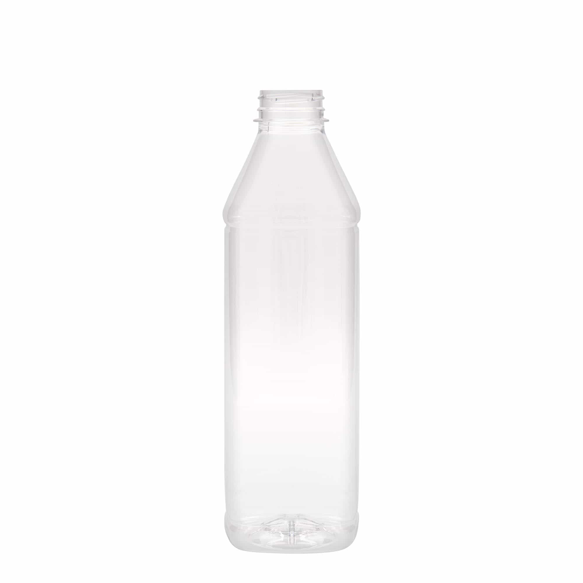 1 000 ml PET fľaša Milk and Juice Carré, štvorcová, plast, hrdlo: 38 mm 1 000 ml PET fľaša Milk and Juice Carré, štvorcová, plast, hrdlo: 38 mm