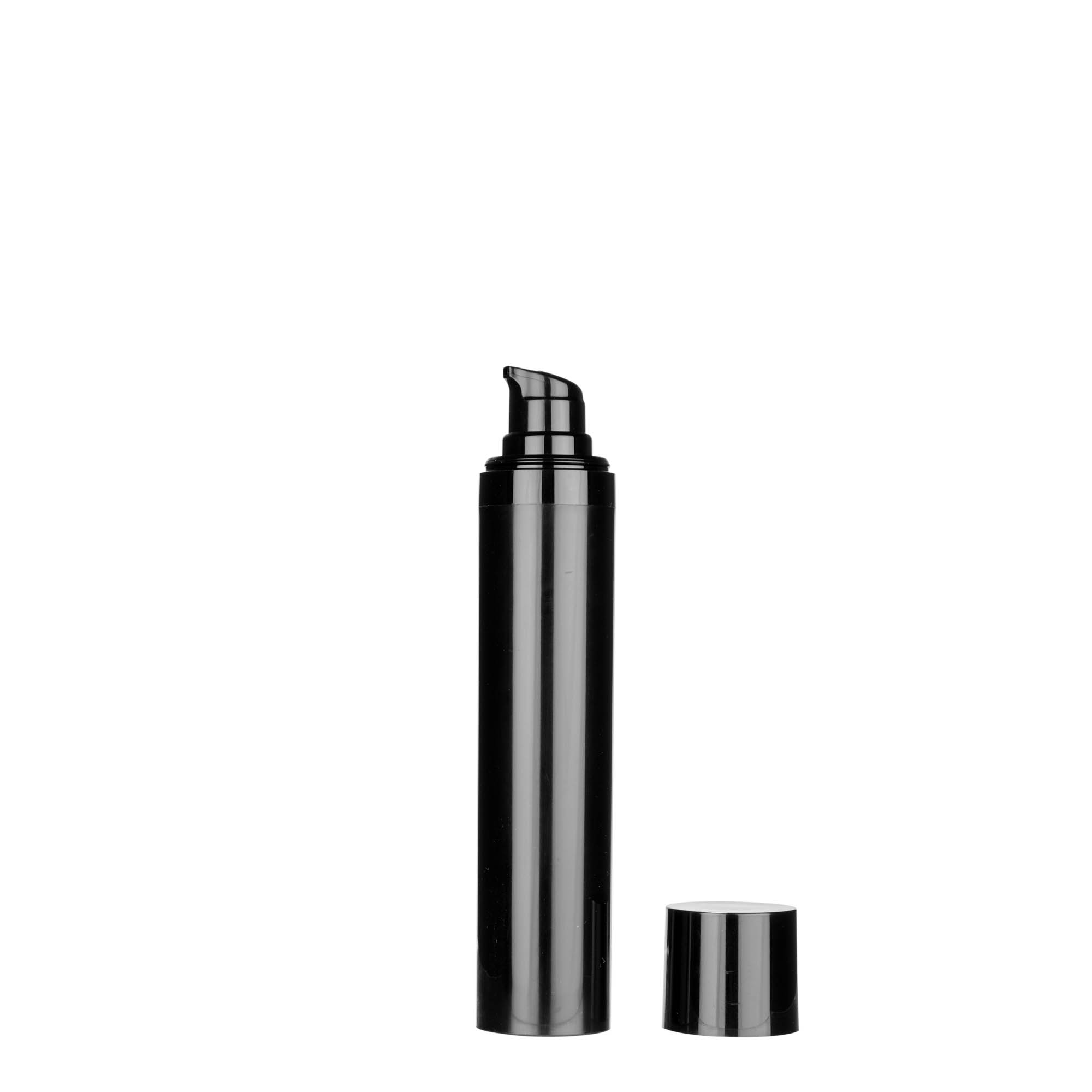 50 ml Airless dávkovač 'Micro', PP-plast, čierny 50 ml Airless dávkovač 'Micro', PP-plast, čierny