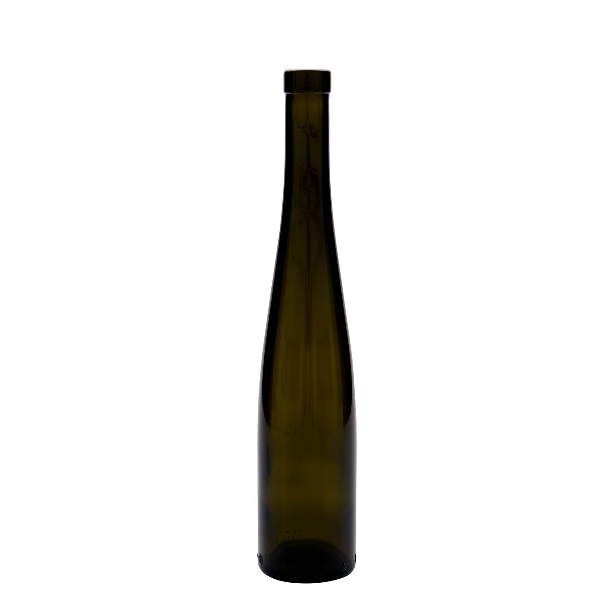 375 ml sklenená fľaša 'Weinschlegel', antikzelená, hrdlo: korok
