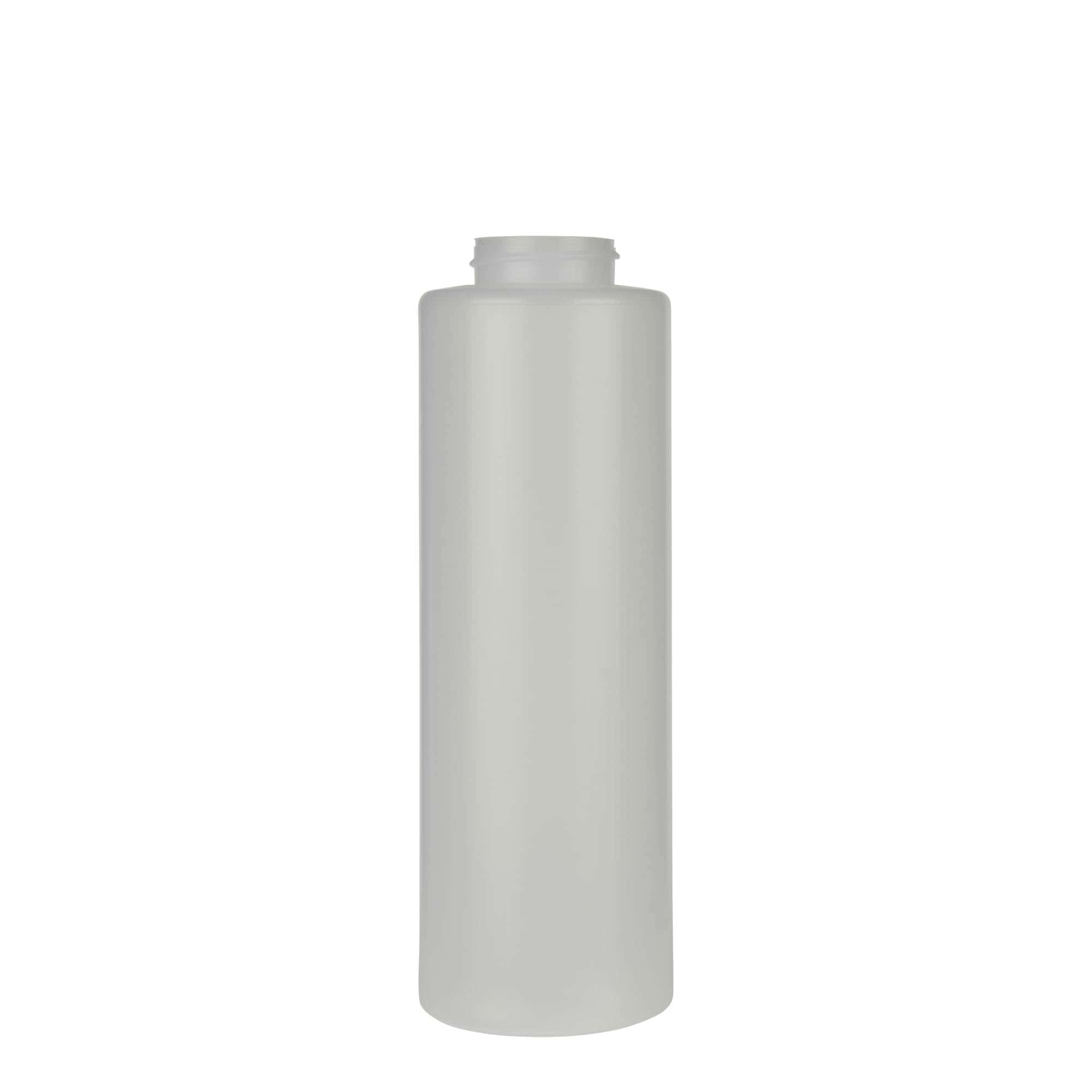500 ml fľaša na omáčku, LDPE plast, prírodná, hrdlo: 38/400