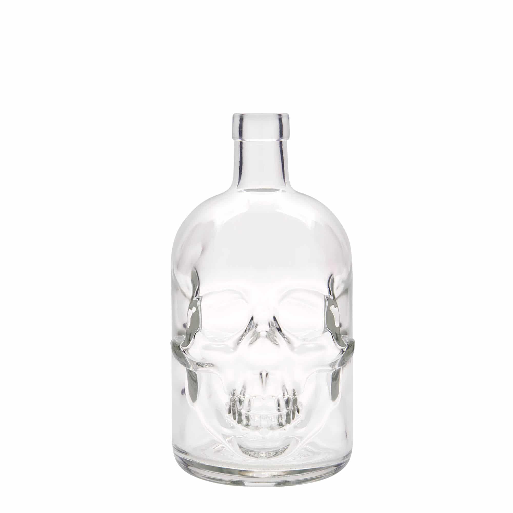 700 ml sklená fľaša „Lebka“, hrdlo: korok 700 ml sklená fľaša „Lebka“, hrdlo: korok