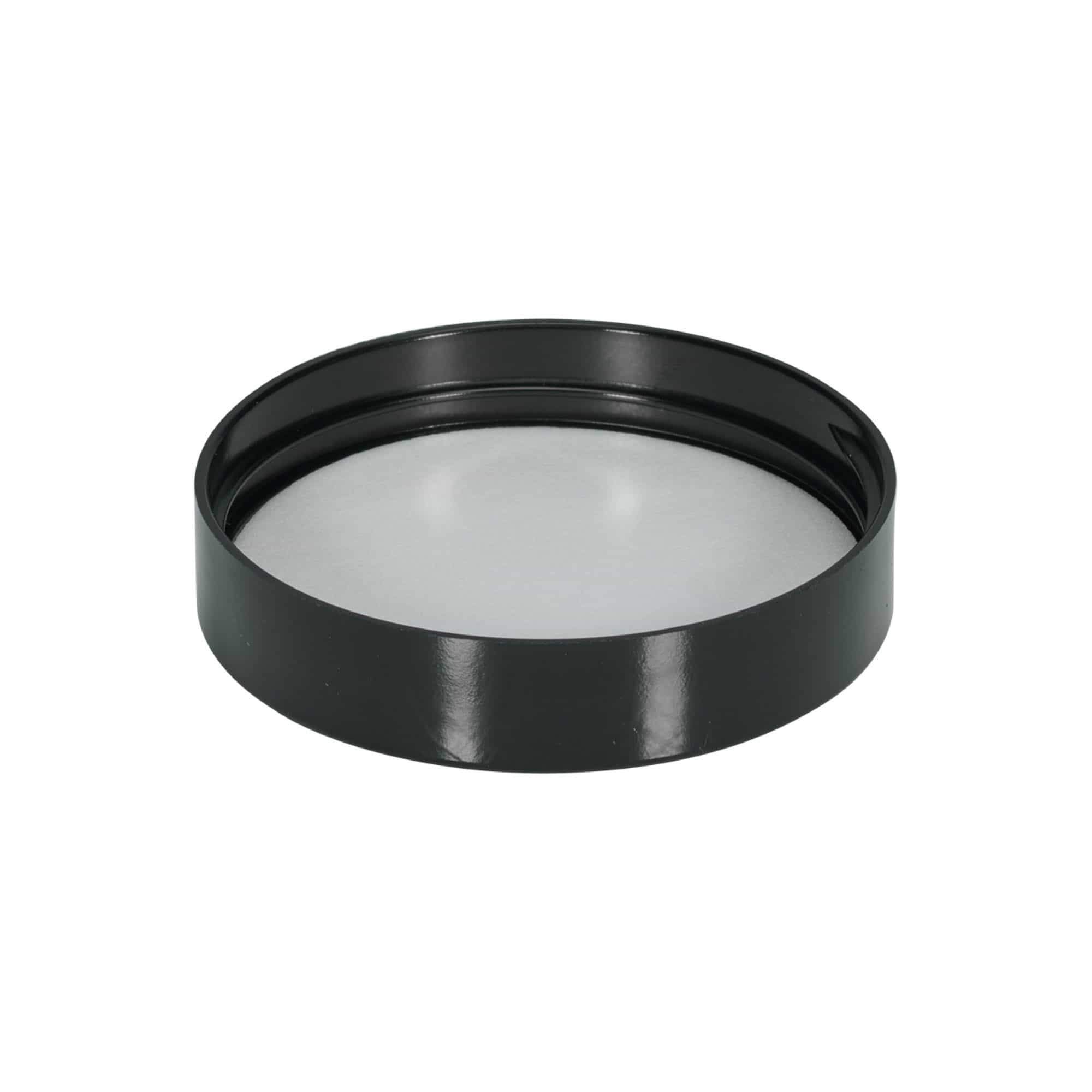 Skrutkovací uzáver pre 120 ml „Brown Line“, HPM plast, čierna farba