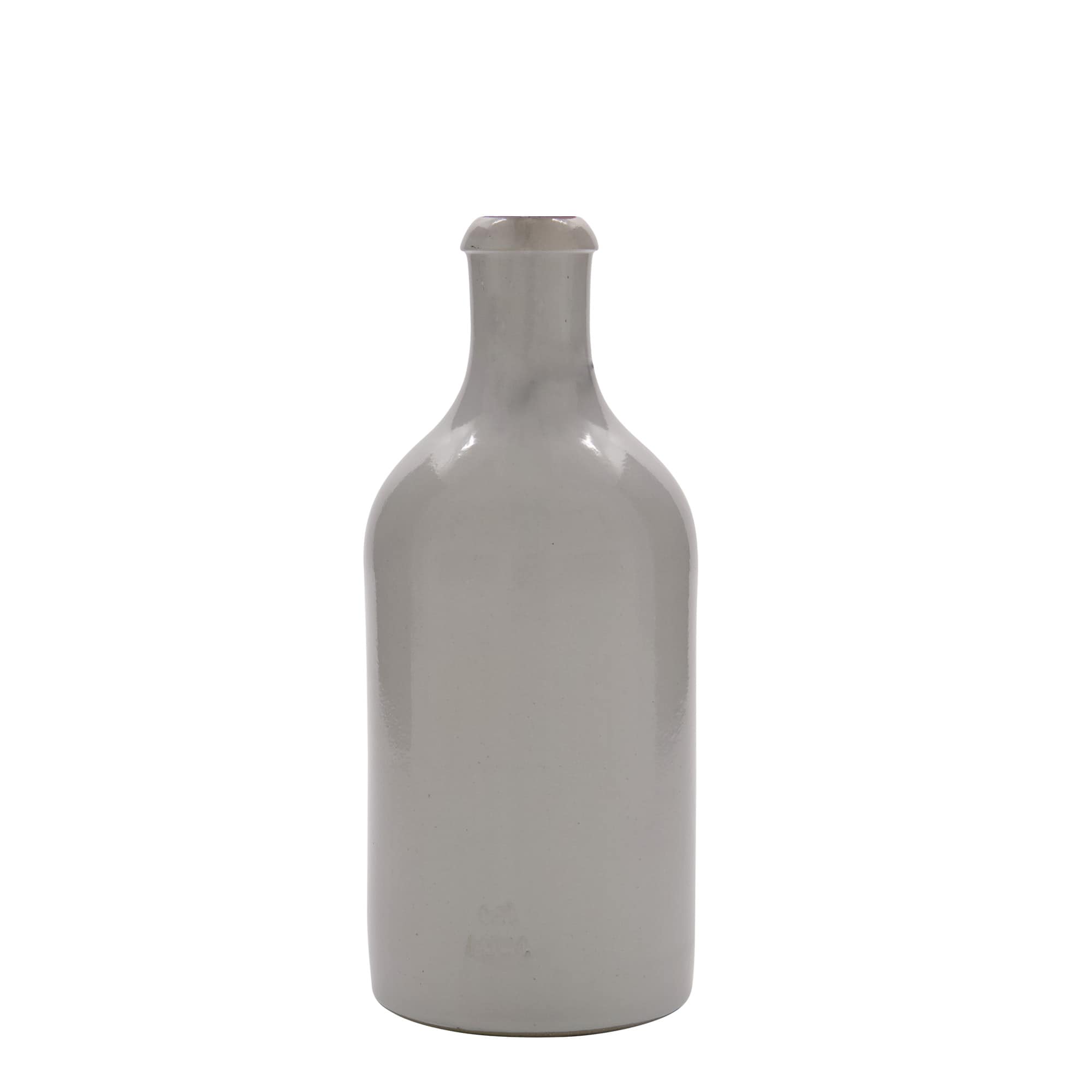 500 ml keramický džbán, kamenina, biely, hrdlo: uzáver s pákou