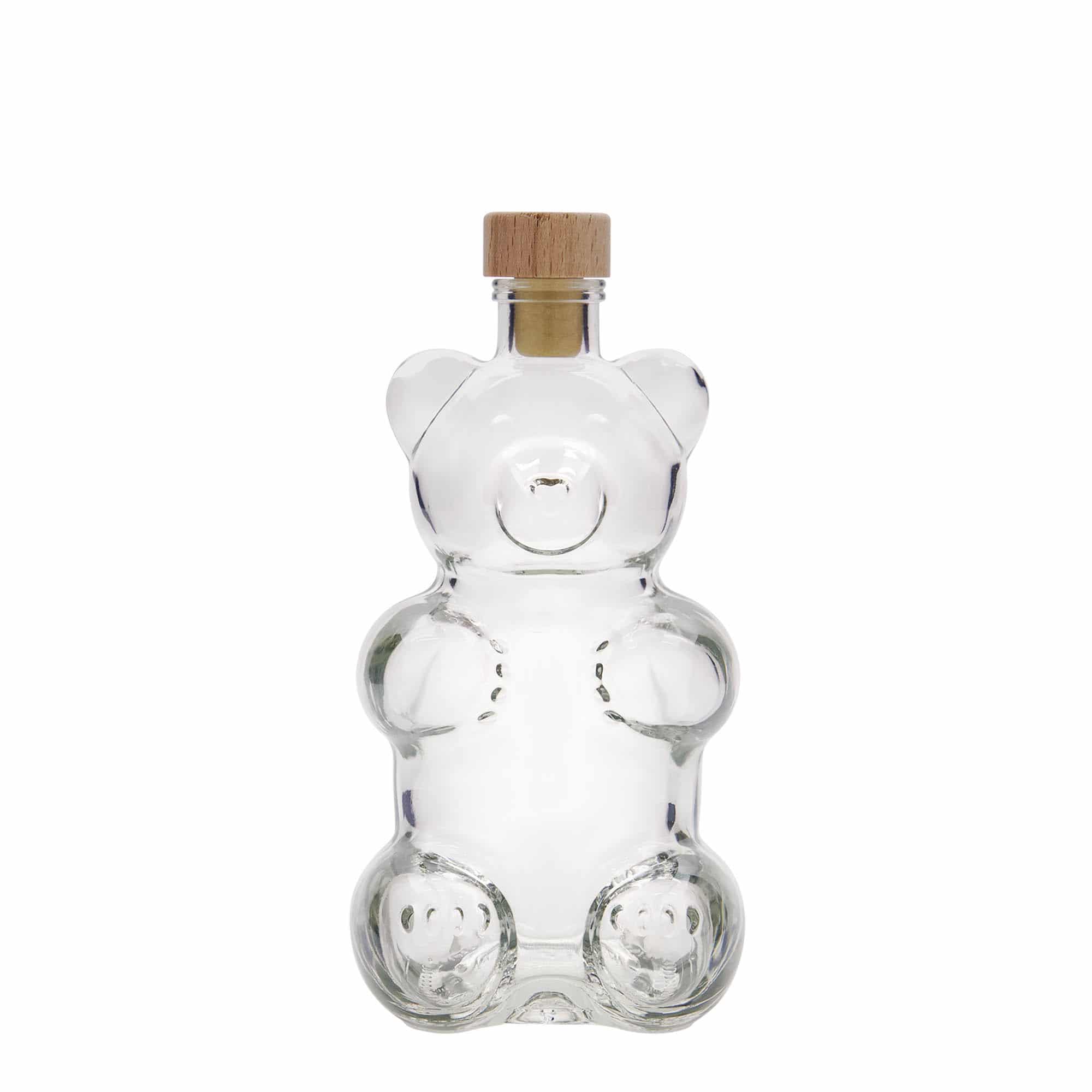 350 ml sklená fľaša „Medveď“, hrdlo: korok