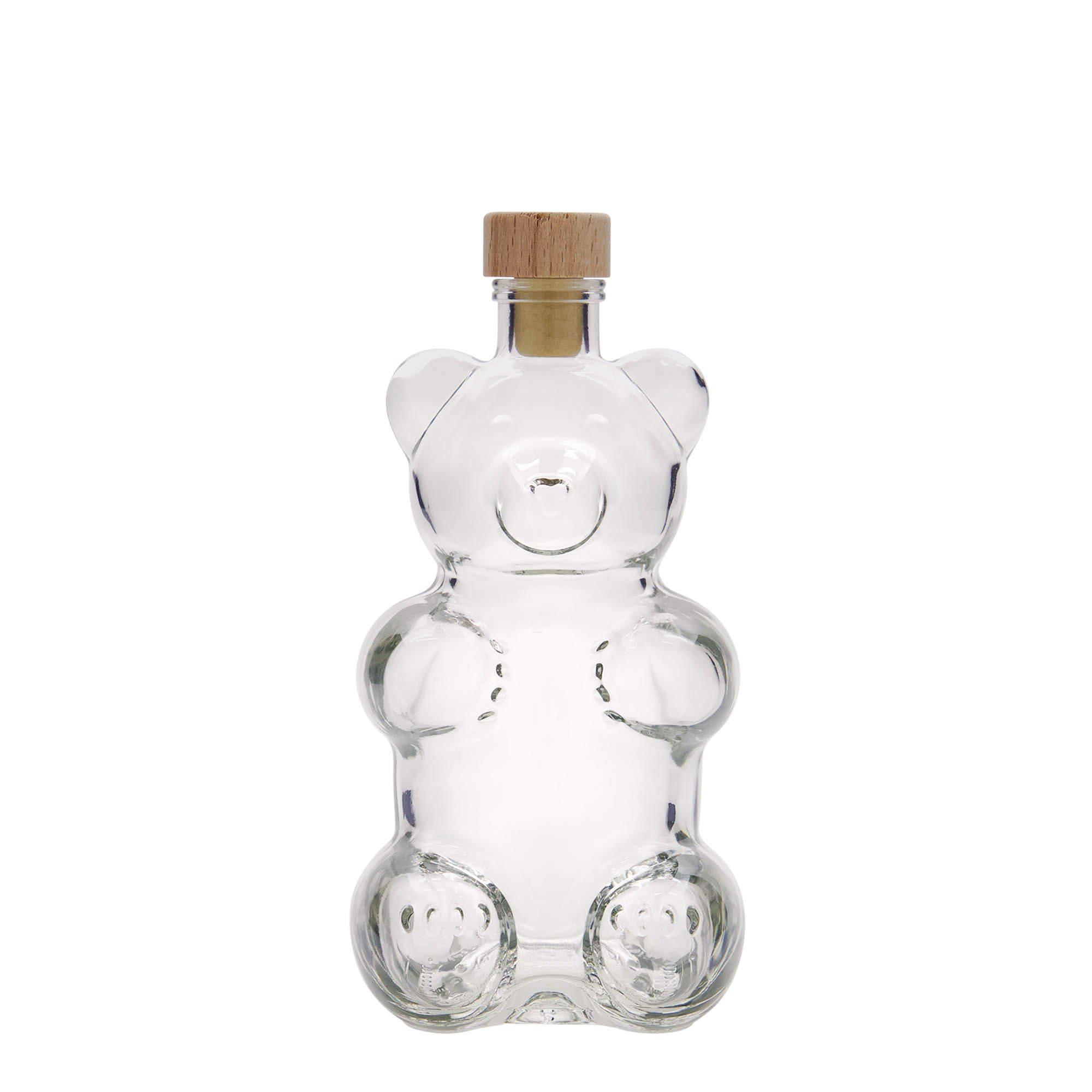350 ml sklenená fľaša „Medveď“, hrdlo: korok