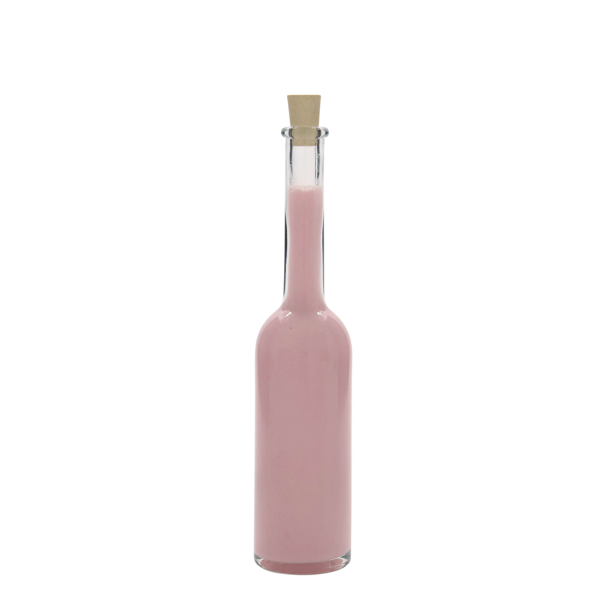 100 ml sklenená fľaša 'Opera', hrdlo: korok 100 ml sklenená fľaša 'Opera', hrdlo: korok