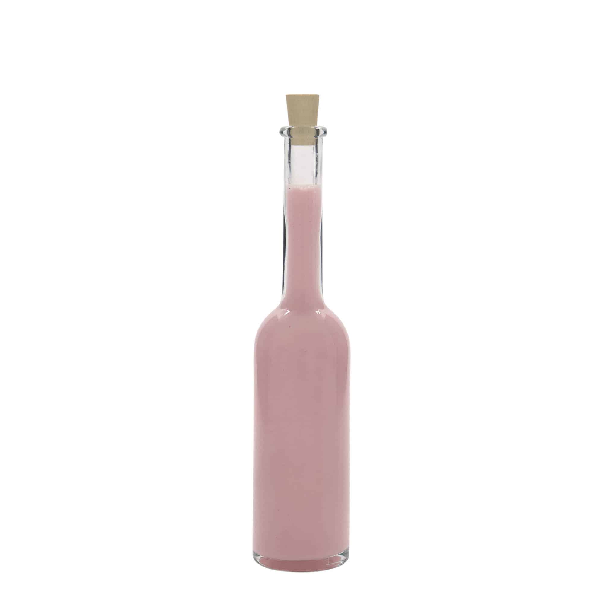 100 ml sklenená fľaša 'Opera', hrdlo: korok