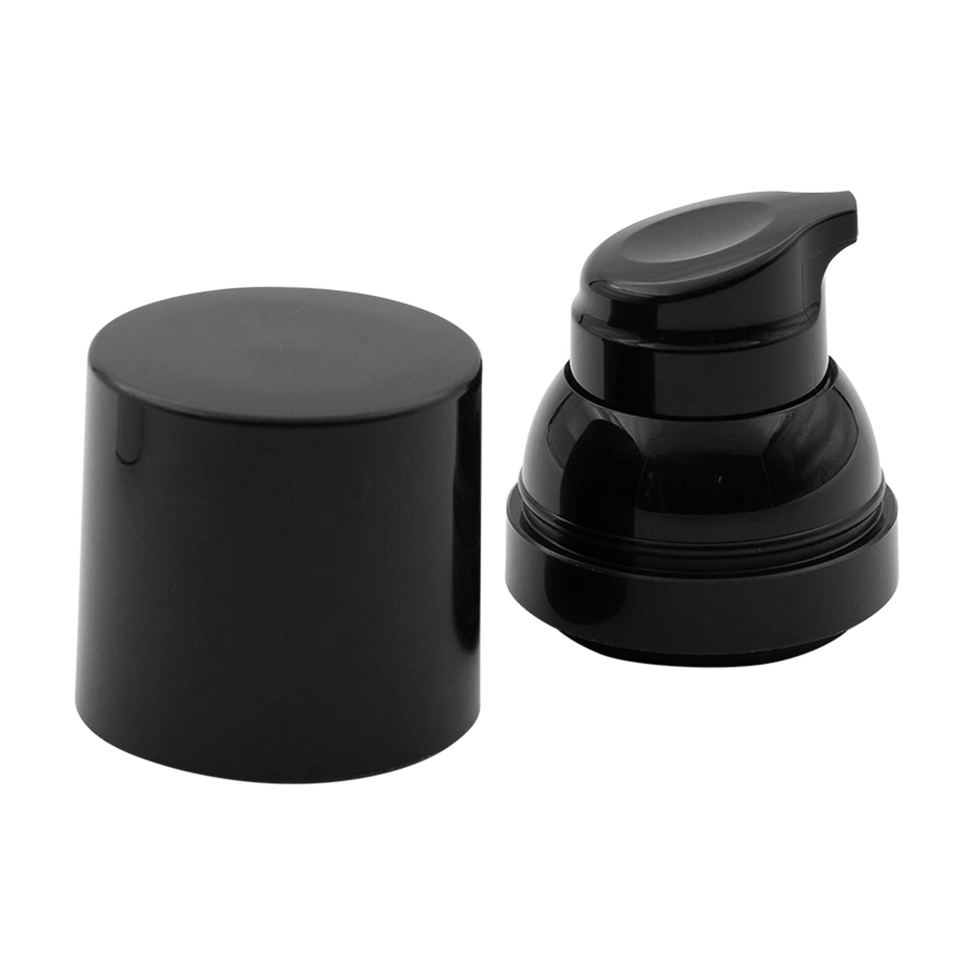 Airless dávkovacia pumpa 'Mezzo', PP-plast, čierna Airless dávkovacia pumpa 'Mezzo', PP-plast, čierna
