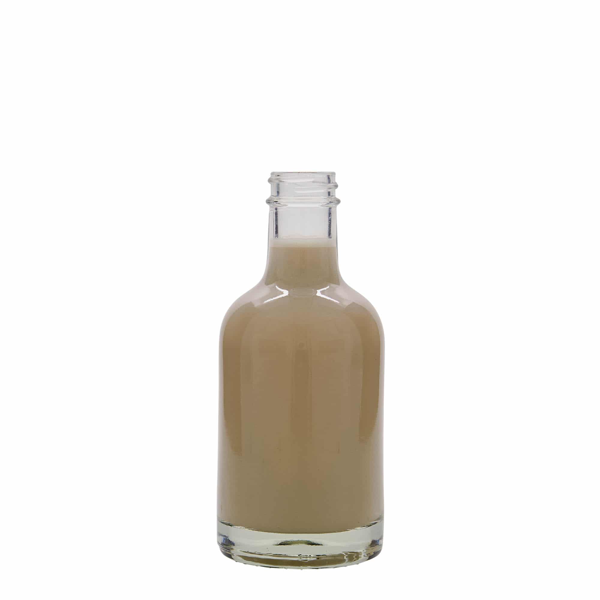 200 ml sklená fľaša „First Class“, hrdlo: GPI 28