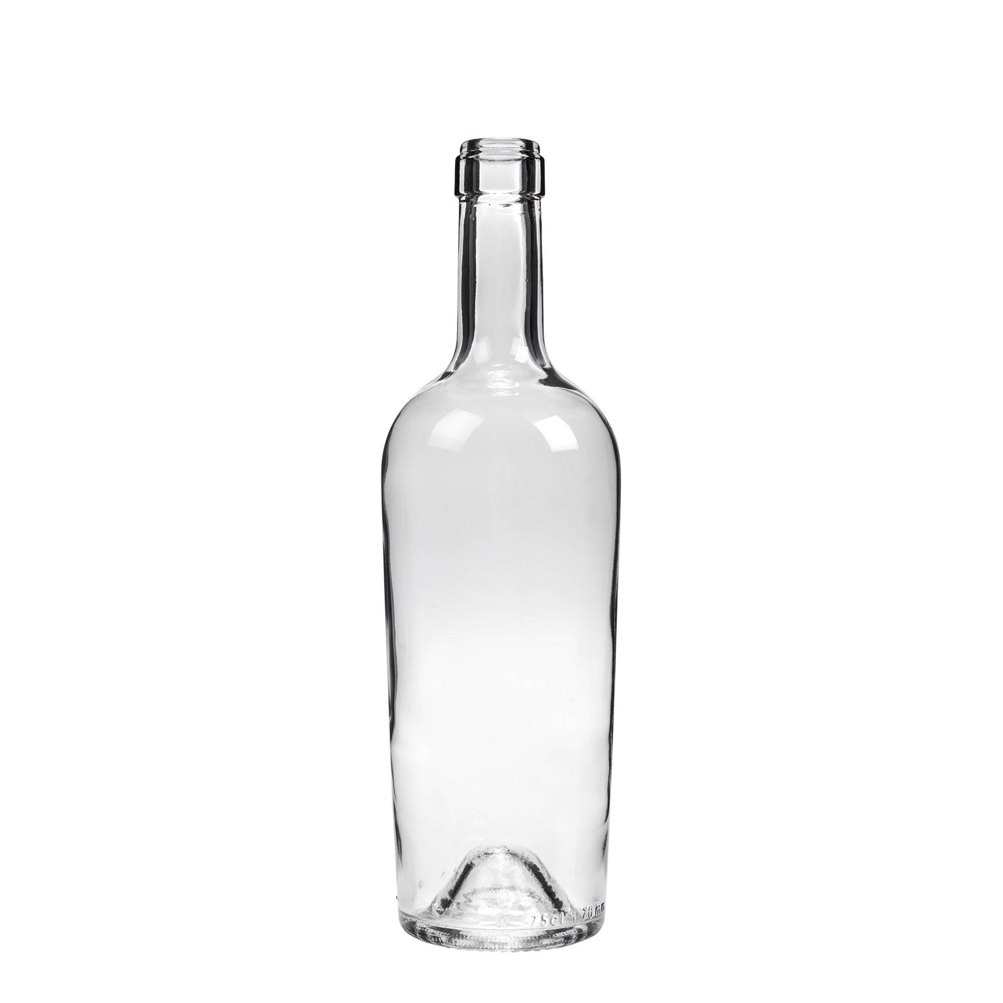 750 ml fľaša na víno 'Imperiale', hrdlo: korok