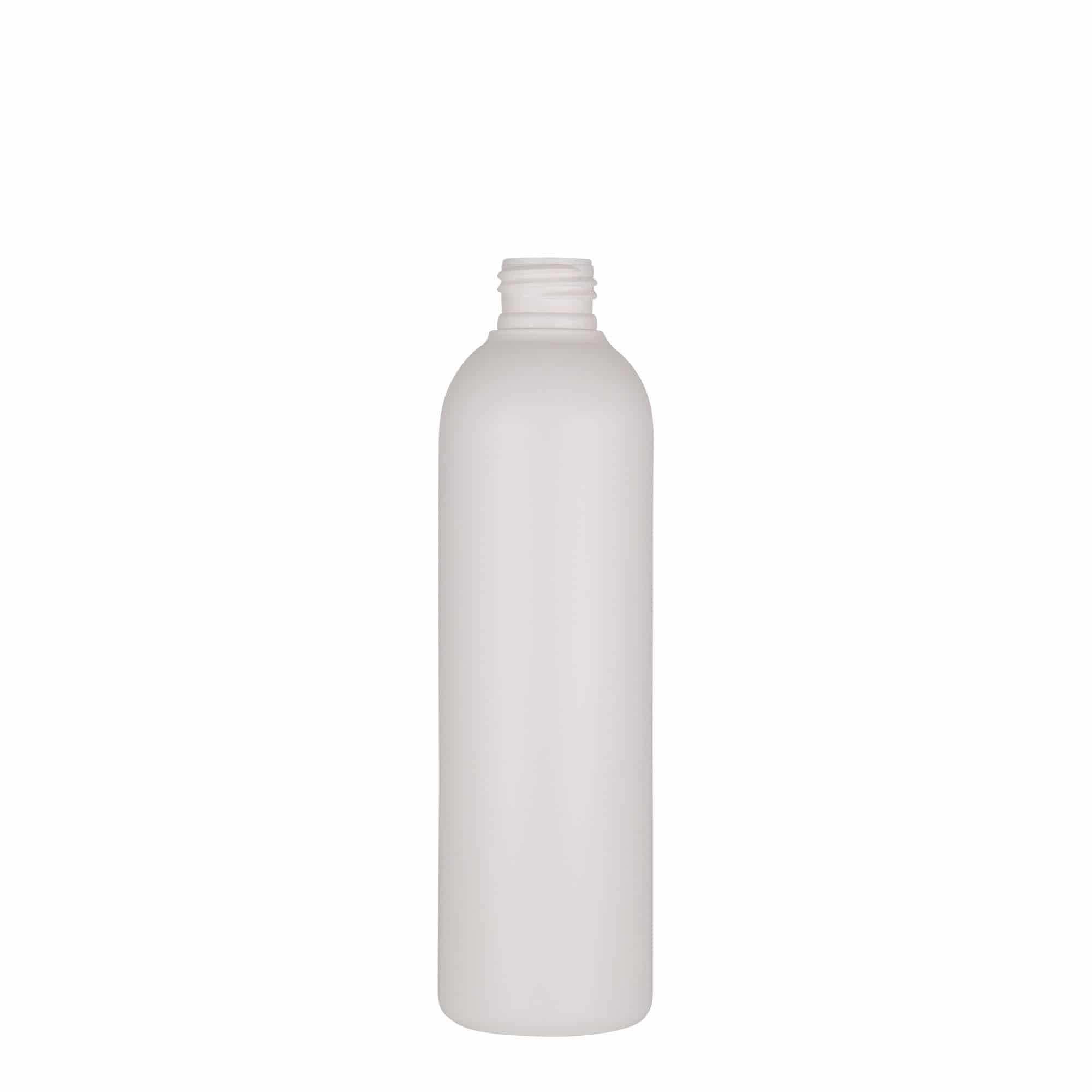 250 ml plastová fľaša „Tuffy“, HDPE, biela farba, hrdlo: GPI 24/410 250 ml plastová fľaša „Tuffy“, HDPE, biela farba, hrdlo: GPI 24/410
