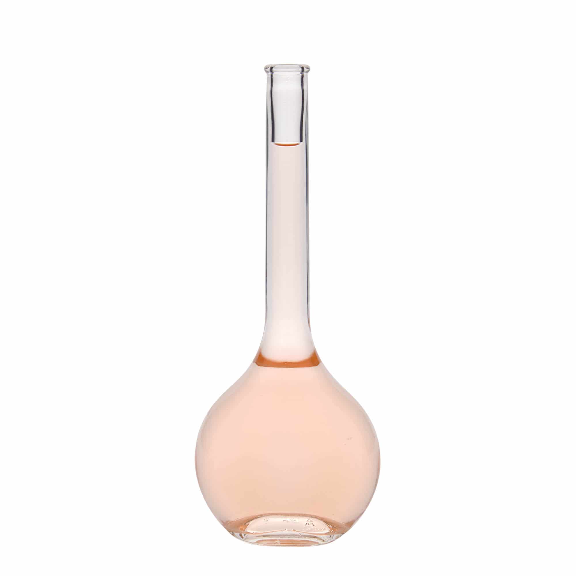 500 ml sklená fľaša „Contessa“, oválna, hrdlo: korok