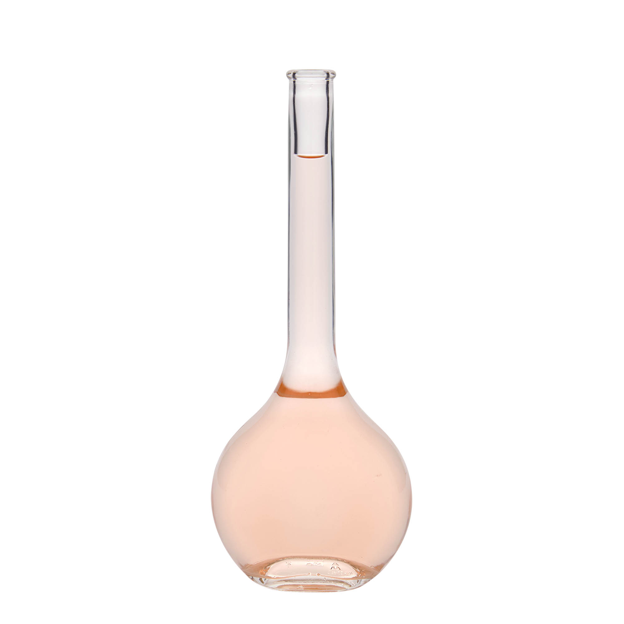 500 ml sklenená fľaša 'Contessa', oválna, hrdlo: korok