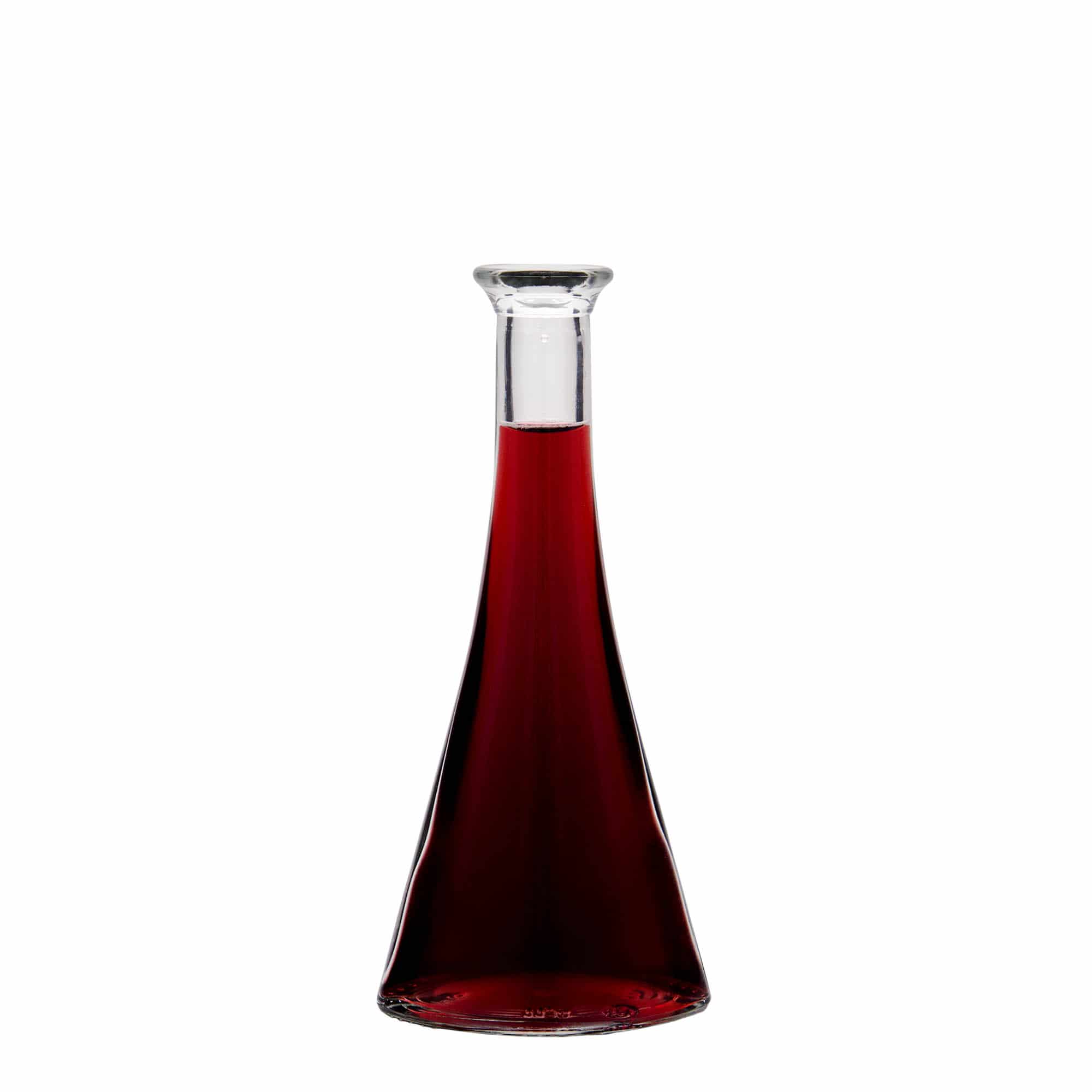 100 ml sklená fľaša „Veronica“, polguľová, hrdlo: korok
