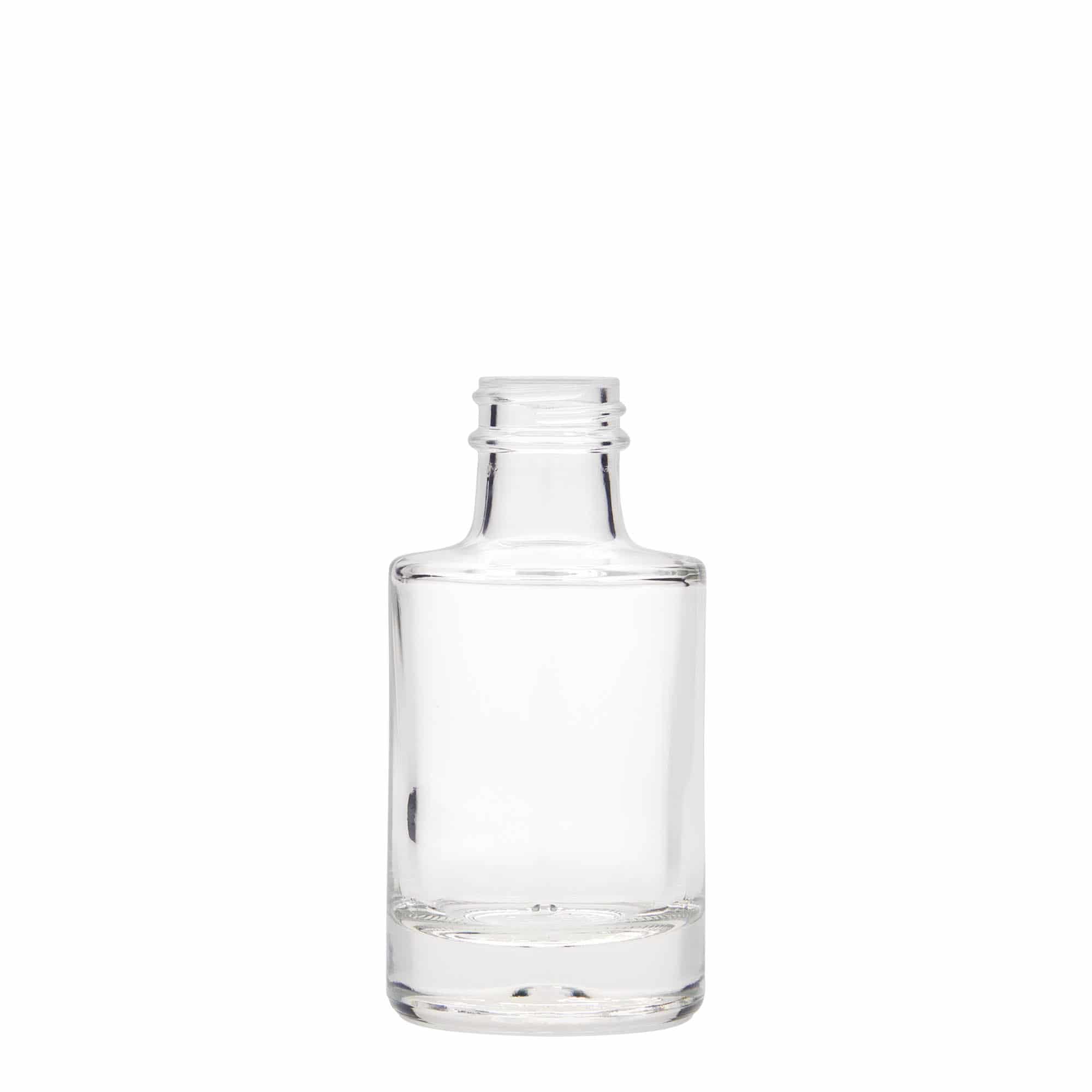 100 ml sklená fľaša „Aventura“, hrdlo: GPI 28 100 ml sklená fľaša „Aventura“, hrdlo: GPI 28