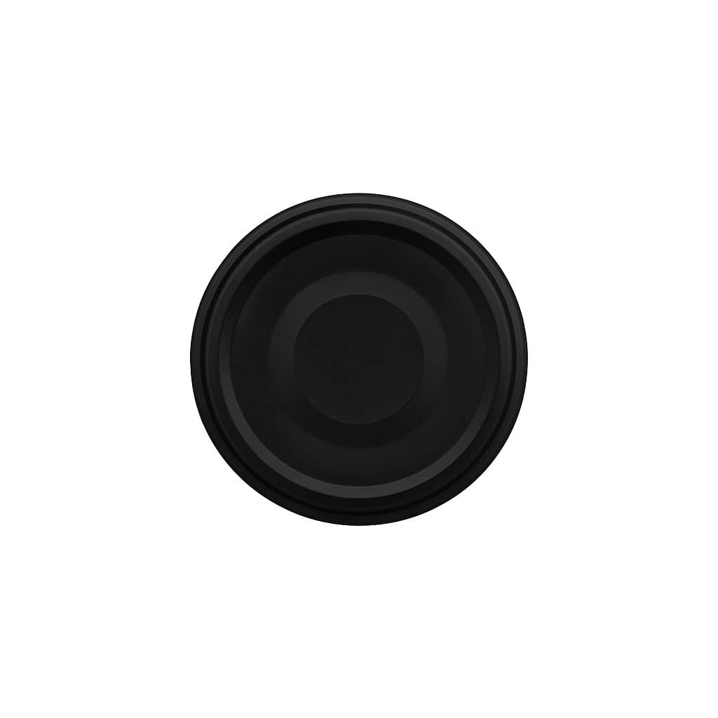 twist off veko, biely plech, čierná farba, pre hrdlo: TO 48