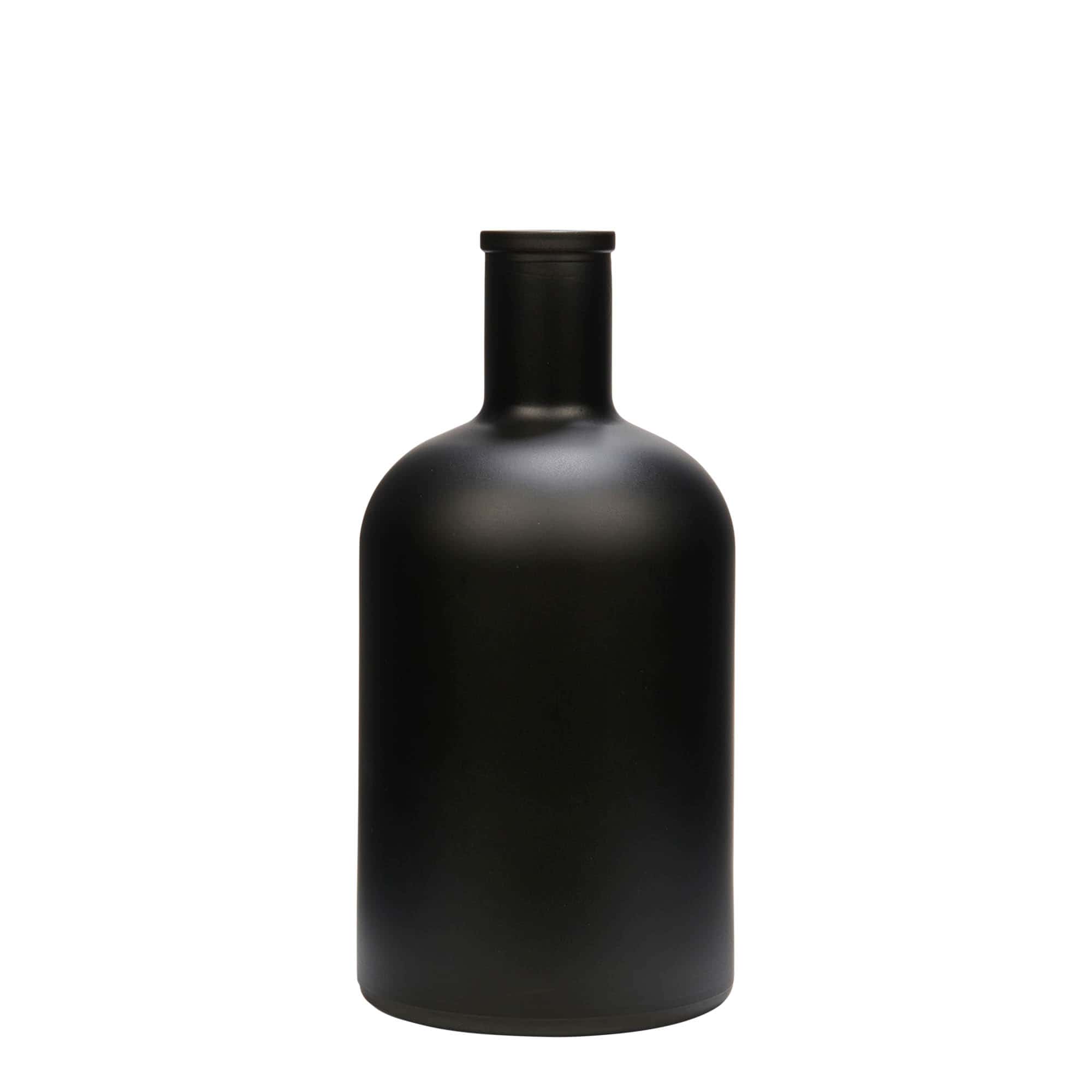 700 ml sklená fľaša „Gerardino“, čierna farba, hrdlo: korok 700 ml sklená fľaša „Gerardino“, čierna farba, hrdlo: korok