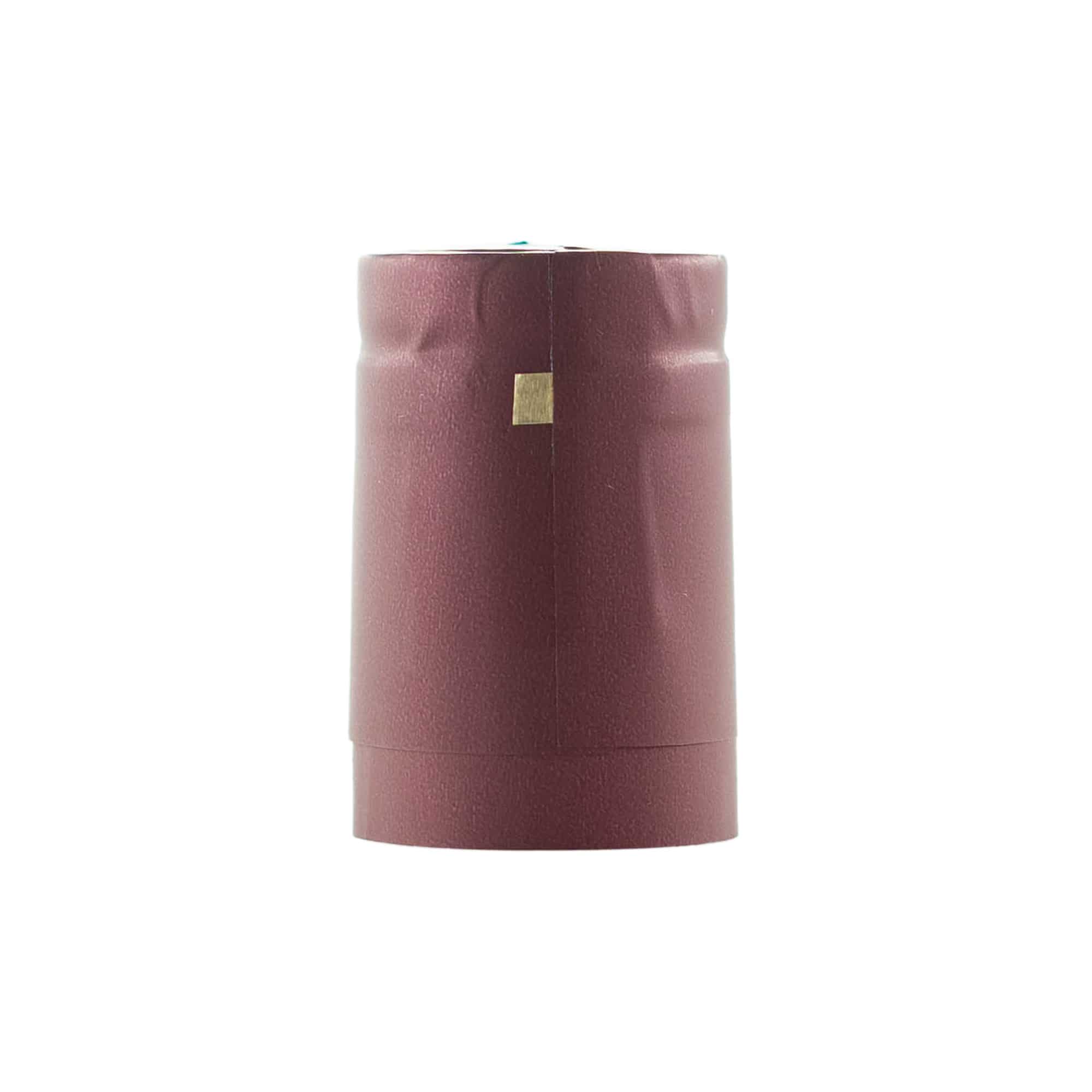 Plastové puzdro 32 x 41, PVC plast, tmavočervená farba