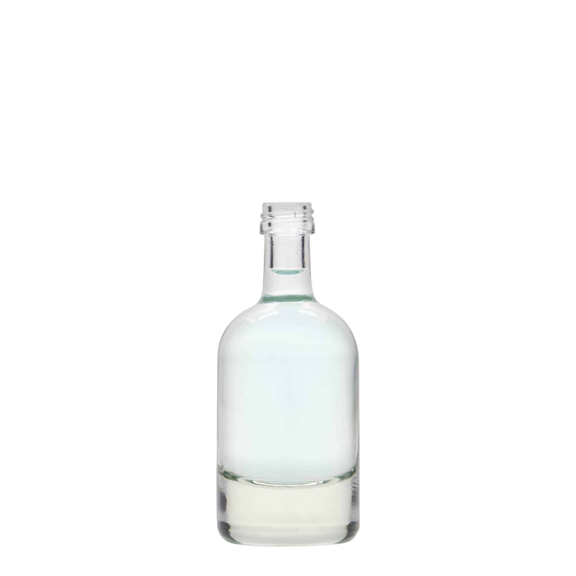50 ml sklenená fľaša 'Linea Uno', hrdlo: PP 18 50 ml sklenená fľaša 'Linea Uno', hrdlo: PP 18
