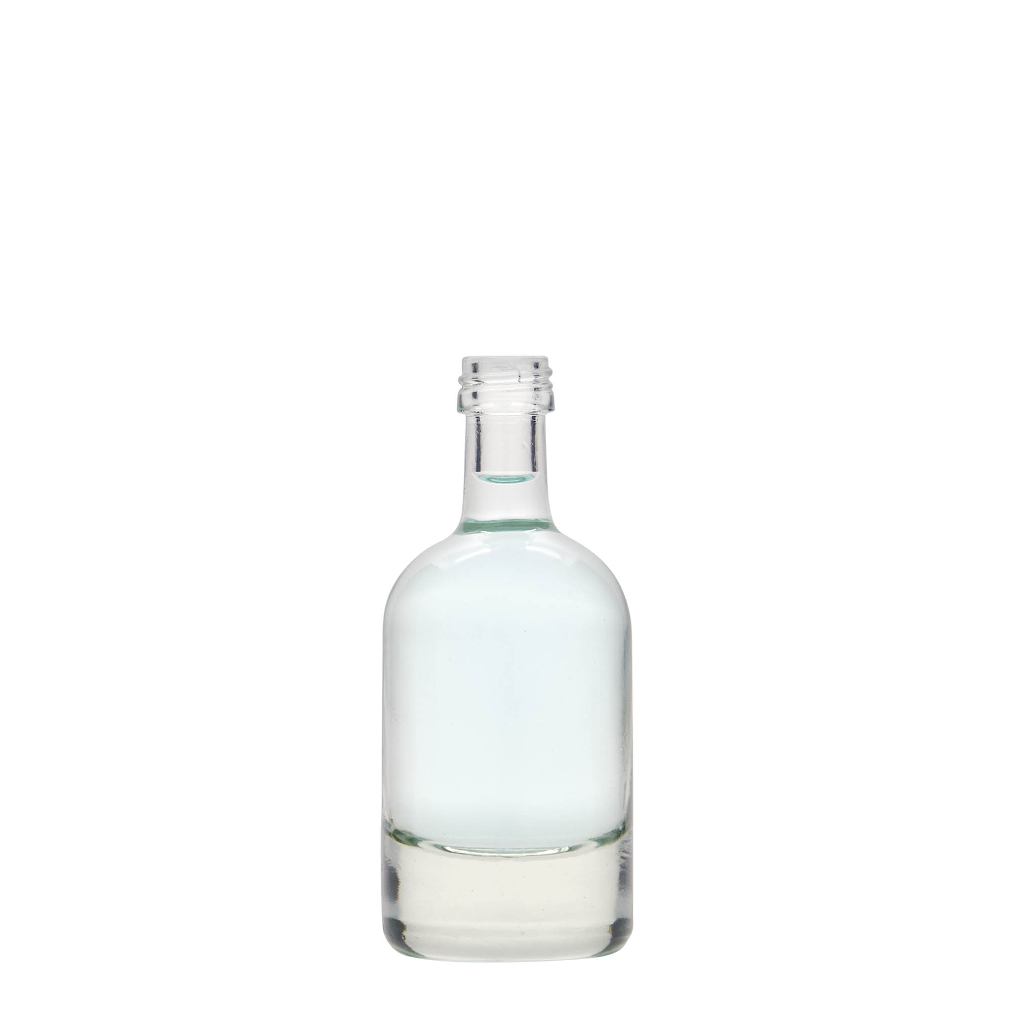 50 ml sklenená fľaša 'Linea Uno', hrdlo: PP 18 50 ml sklenená fľaša 'Linea Uno', hrdlo: PP 18