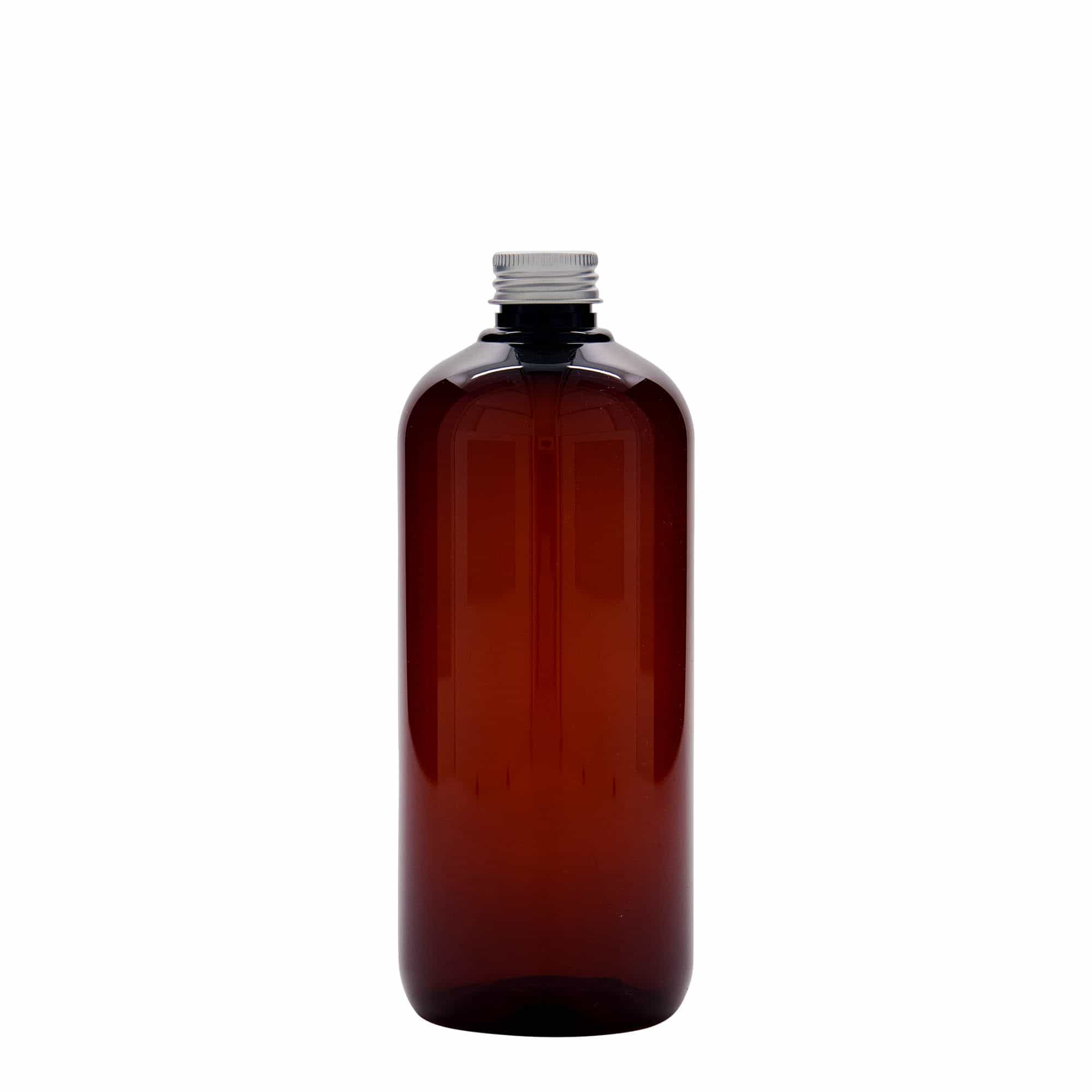 500 ml recyklovaná plastová fľaša „Victor“s Best“, PCR, hnedá farba, hrdlo: GPI 24/410