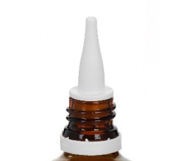 Skrutkovací uzáver s aplikátorom, PE-plast, biely, pre hrdlo: DIN 18 Skrutkovací uzáver s aplikátorom, PE-plast, biely, pre hrdlo: DIN 18