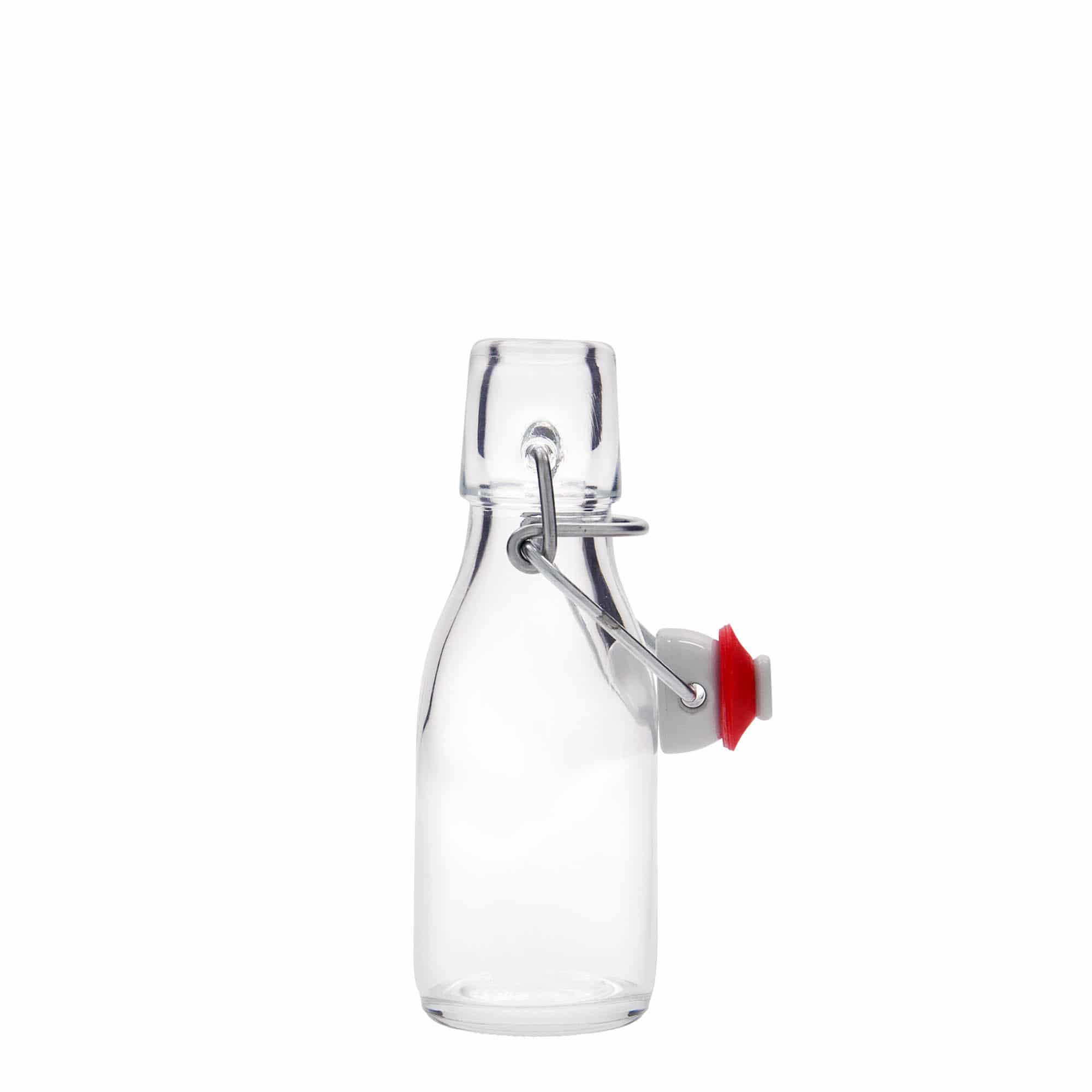 100 ml sklená fľaša „Paul“, hrdlo: strmeňový uzáver