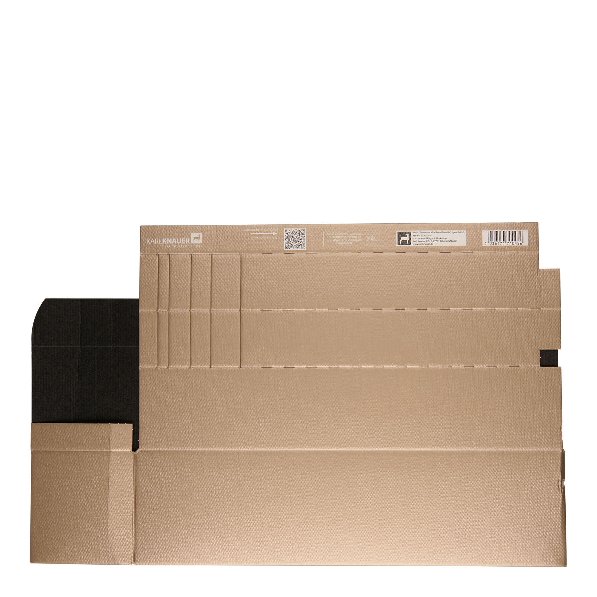 Darčeková krabička 'Metallic', obdĺžniková, kartón, šampanská Darčeková krabička 'Metallic', obdĺžniková, kartón, šampanská