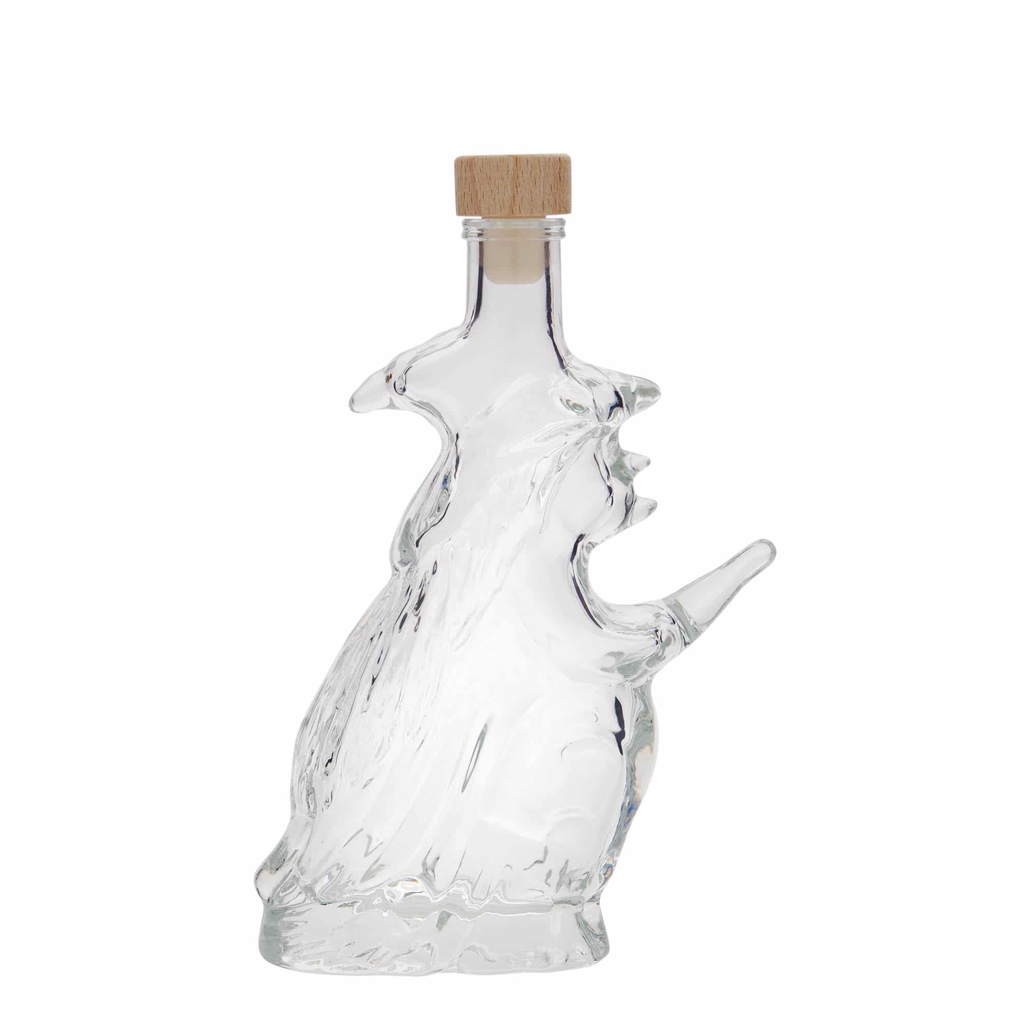 200 ml sklená fľaša „Bosorka“, hrdlo: korok