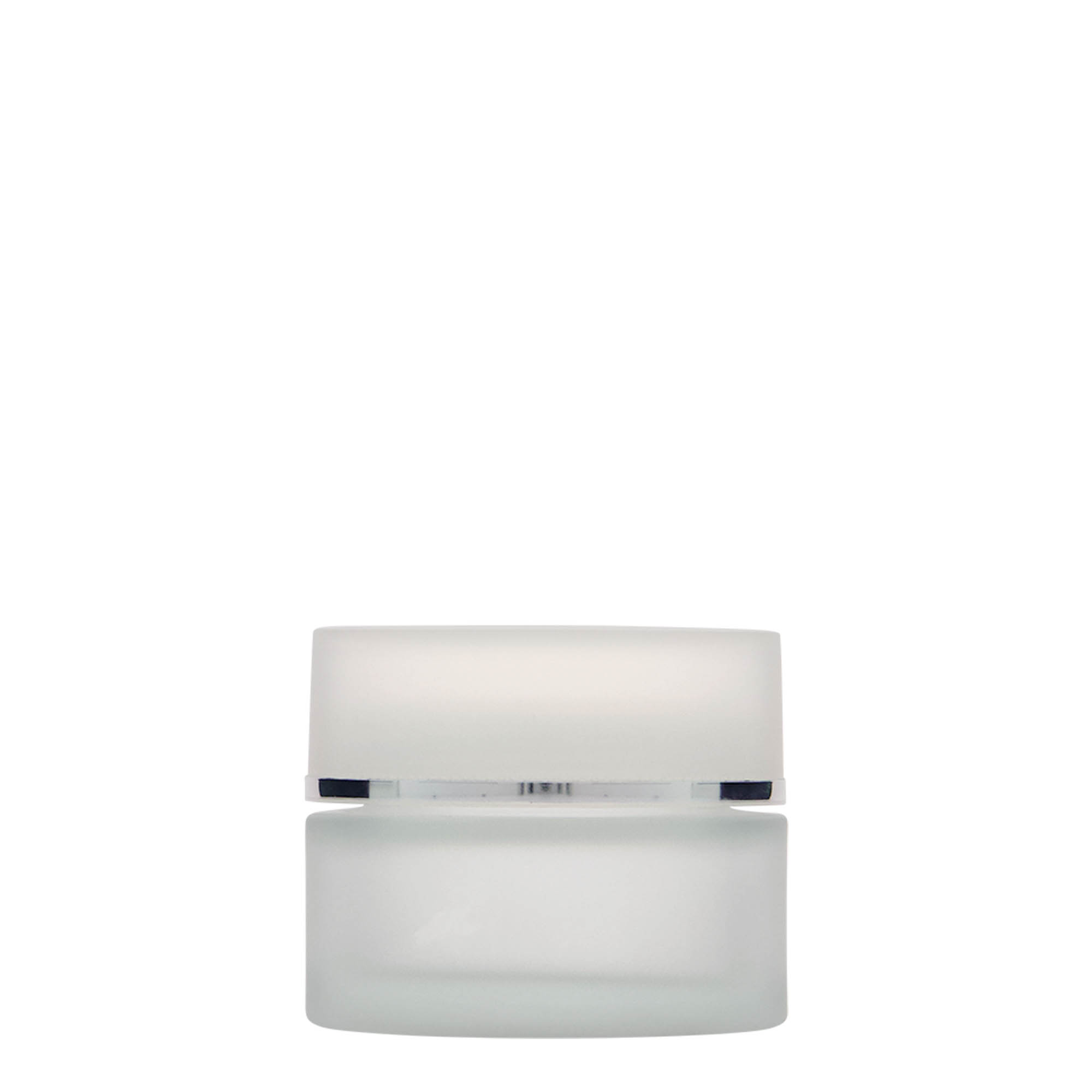 50 ml téglik 'Platin Edition', sklo, matné, hrdlo: skrutkovací uzáver 50 ml téglik 'Platin Edition', sklo, matné, hrdlo: skrutkovací uzáver