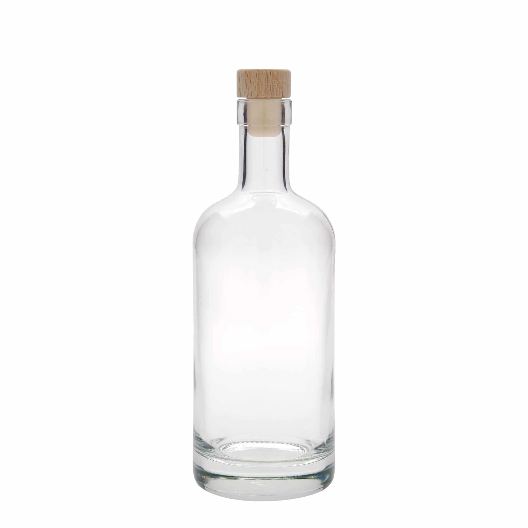 500 ml sklená fľaša „Linea Uno“, hrdlo: korok