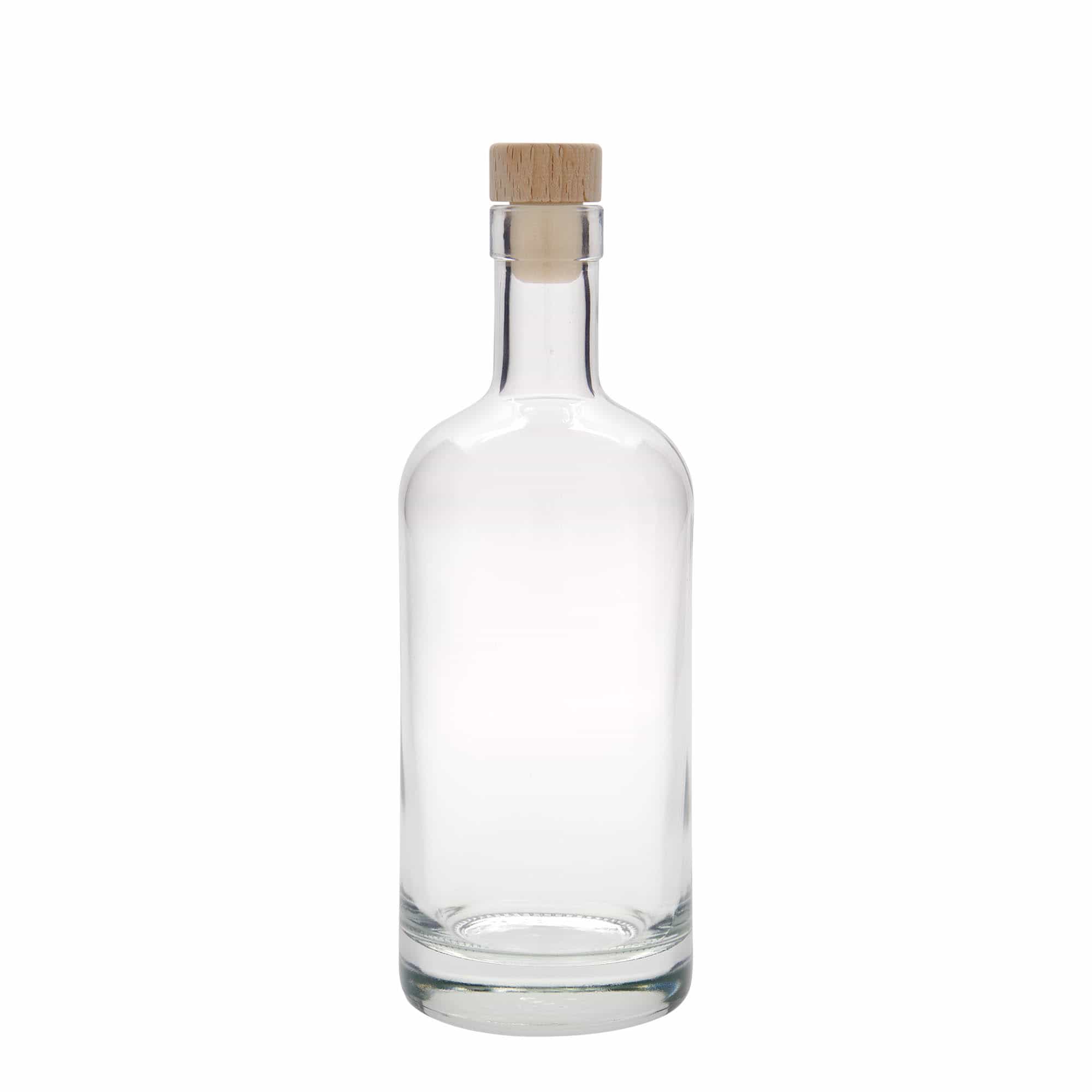 500 ml sklenená fľaša 'Linea Uno', hrdlo: korok