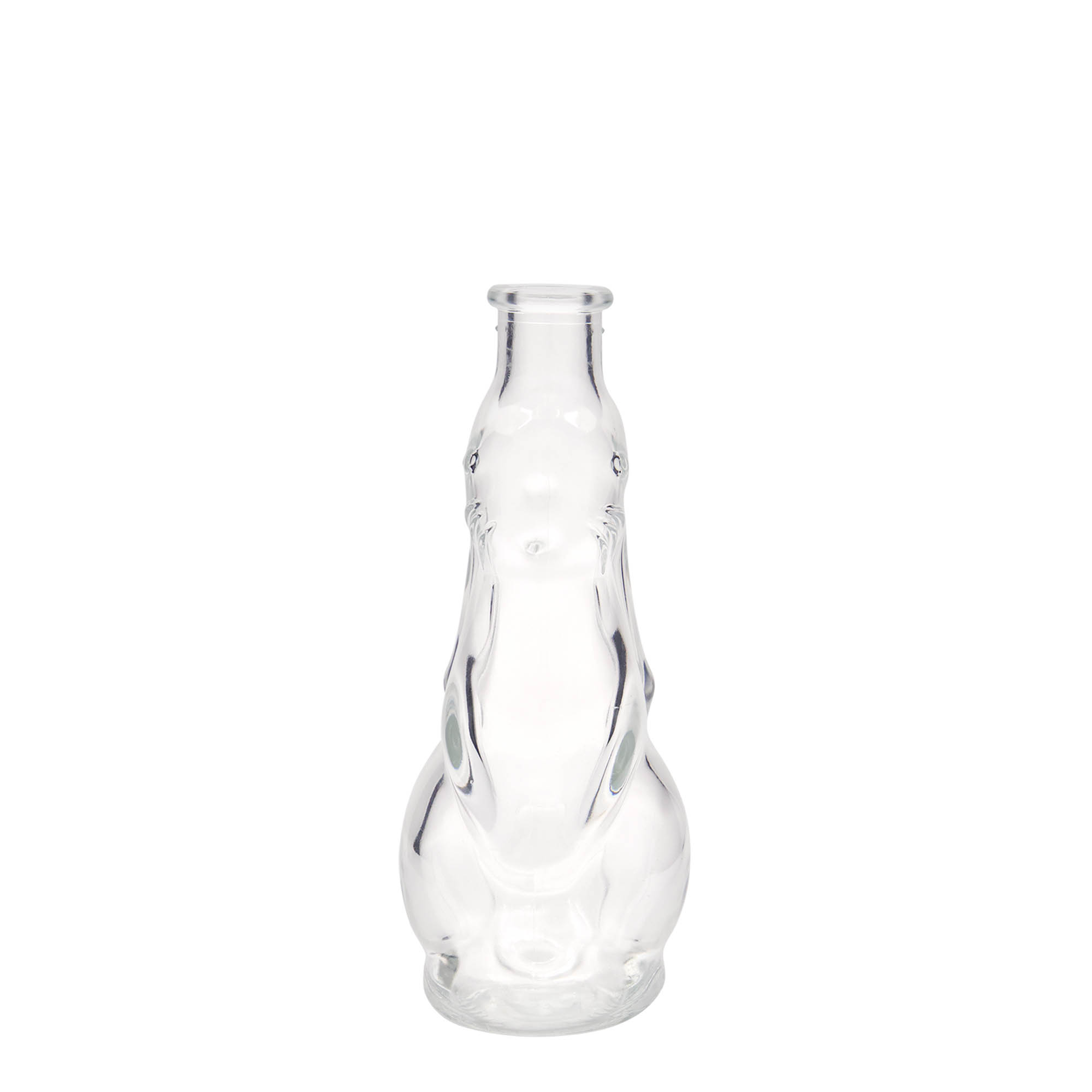 200 ml sklenená fľaša 'Zajac', hrdlo: korok 200 ml sklenená fľaša 'Zajac', hrdlo: korok