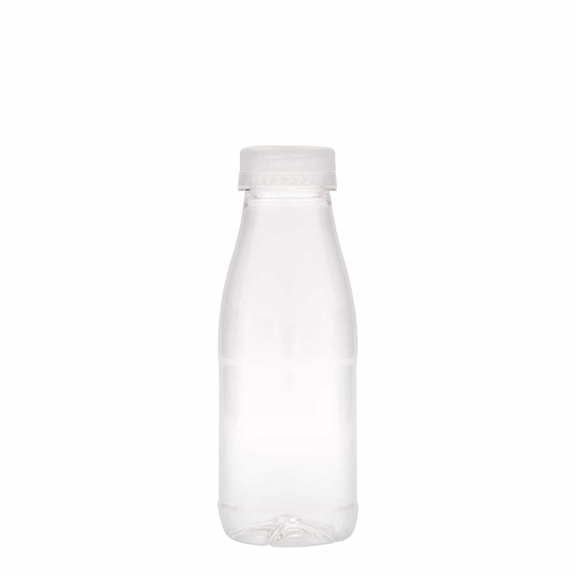 330 ml PET fľaša „Milk and Juice“, plast, hrdlo: 38 mm