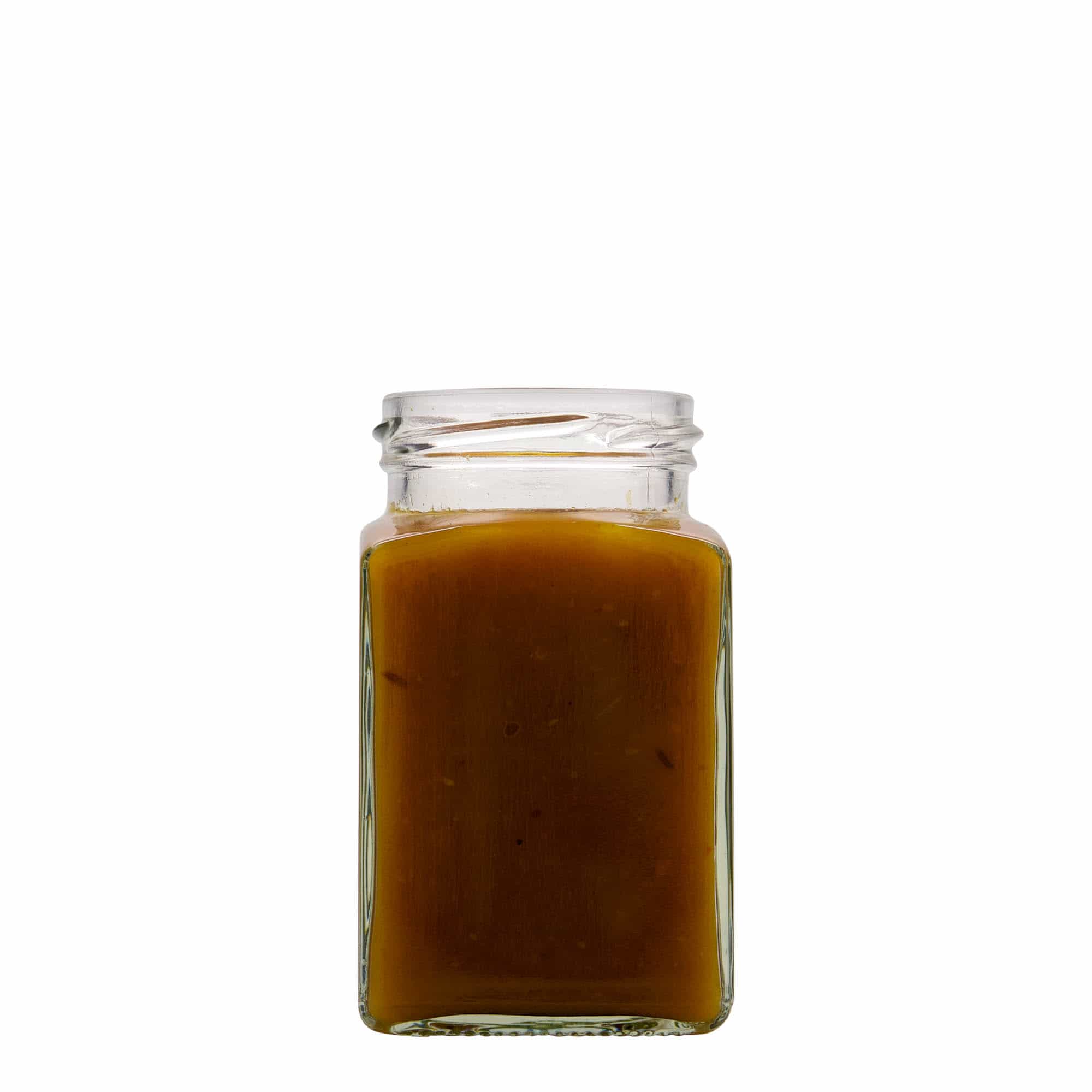 260 ml štvorhranný pohár, hrdlo: twist off (TO 58)
