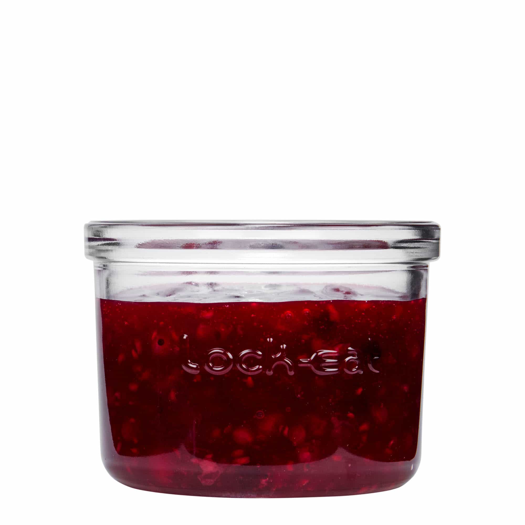 500 ml pohár so strmeňovým uzáverom „Lock-Eat“, hrdlo: strmeňový uzáver