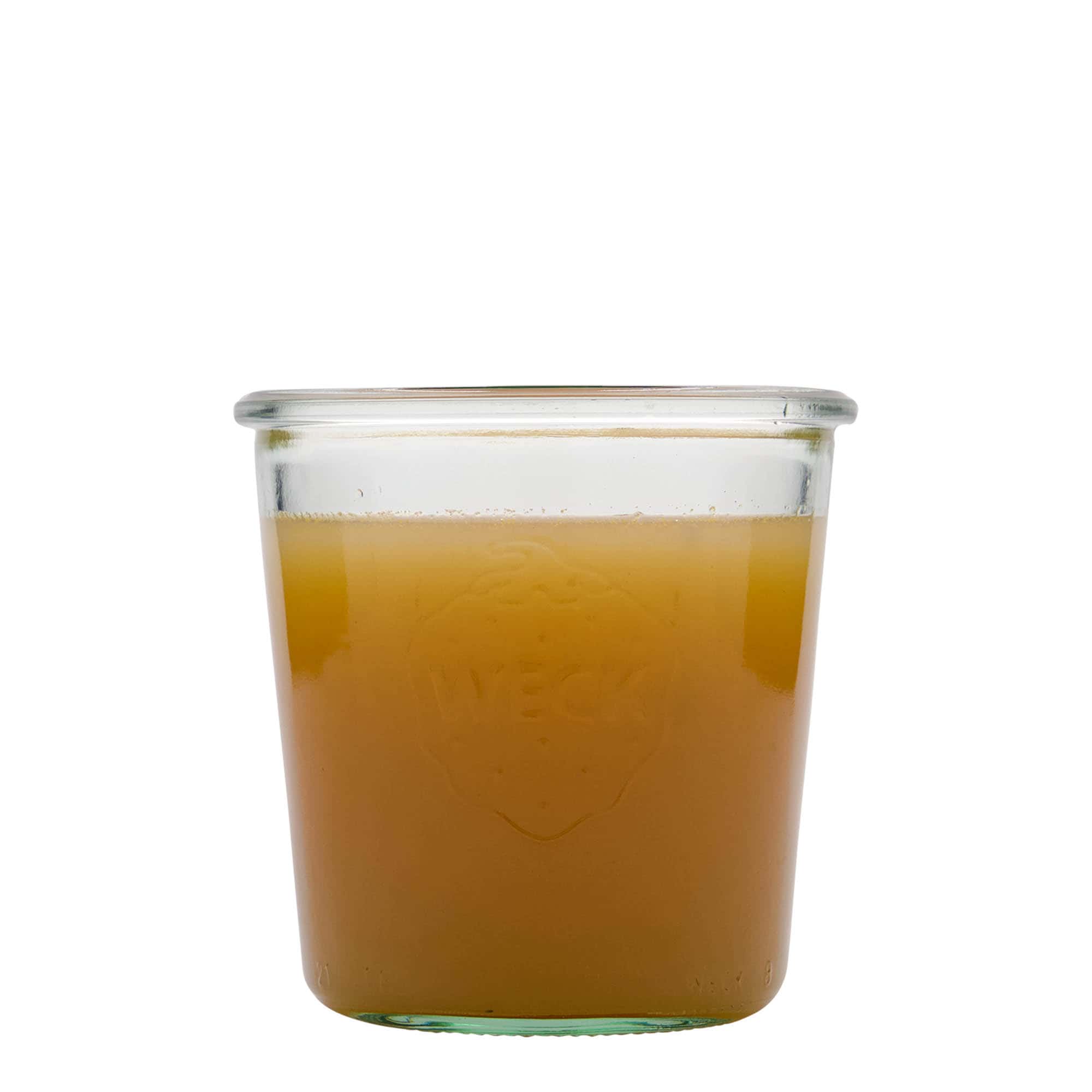 580 ml WECK pohár na zaváranie, hrdlo: okrúhly okraj