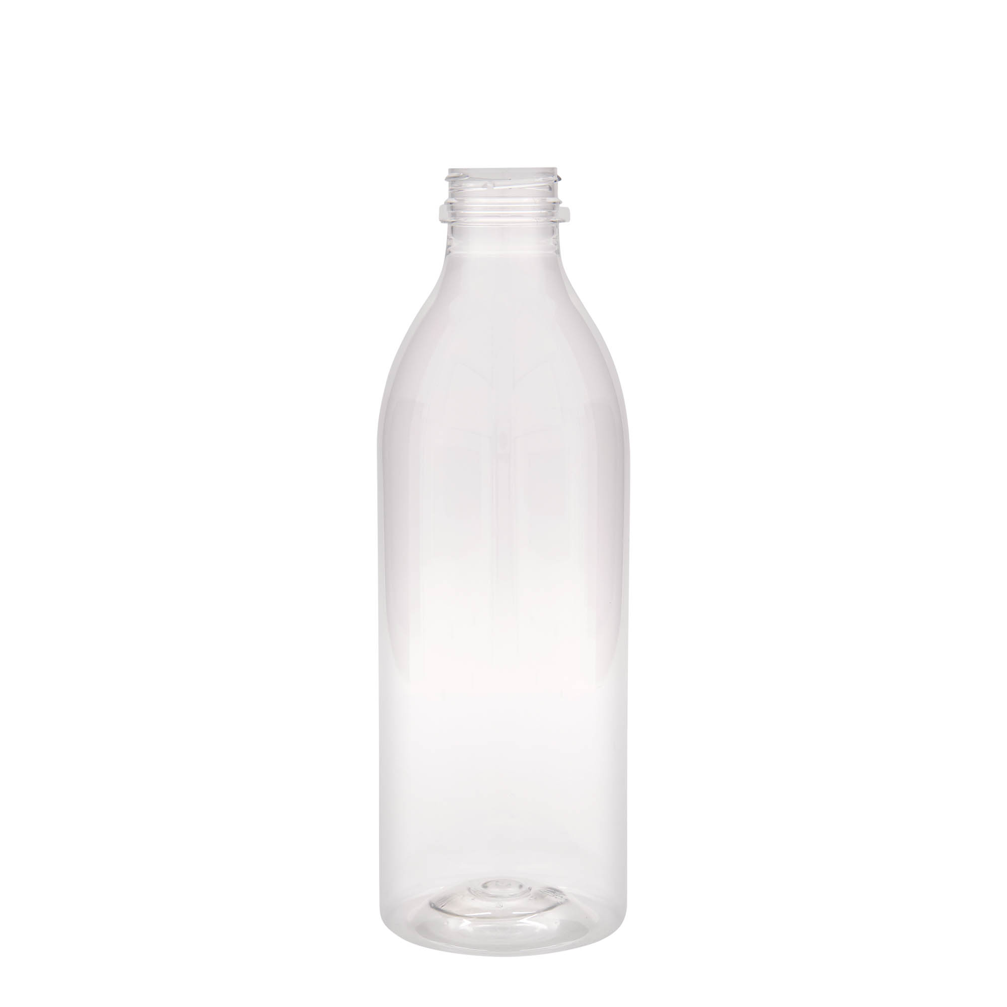 1 000 ml PET fľaša štandard, plast, hrdlo: 38 mm 1 000 ml PET fľaša štandard, plast, hrdlo: 38 mm
