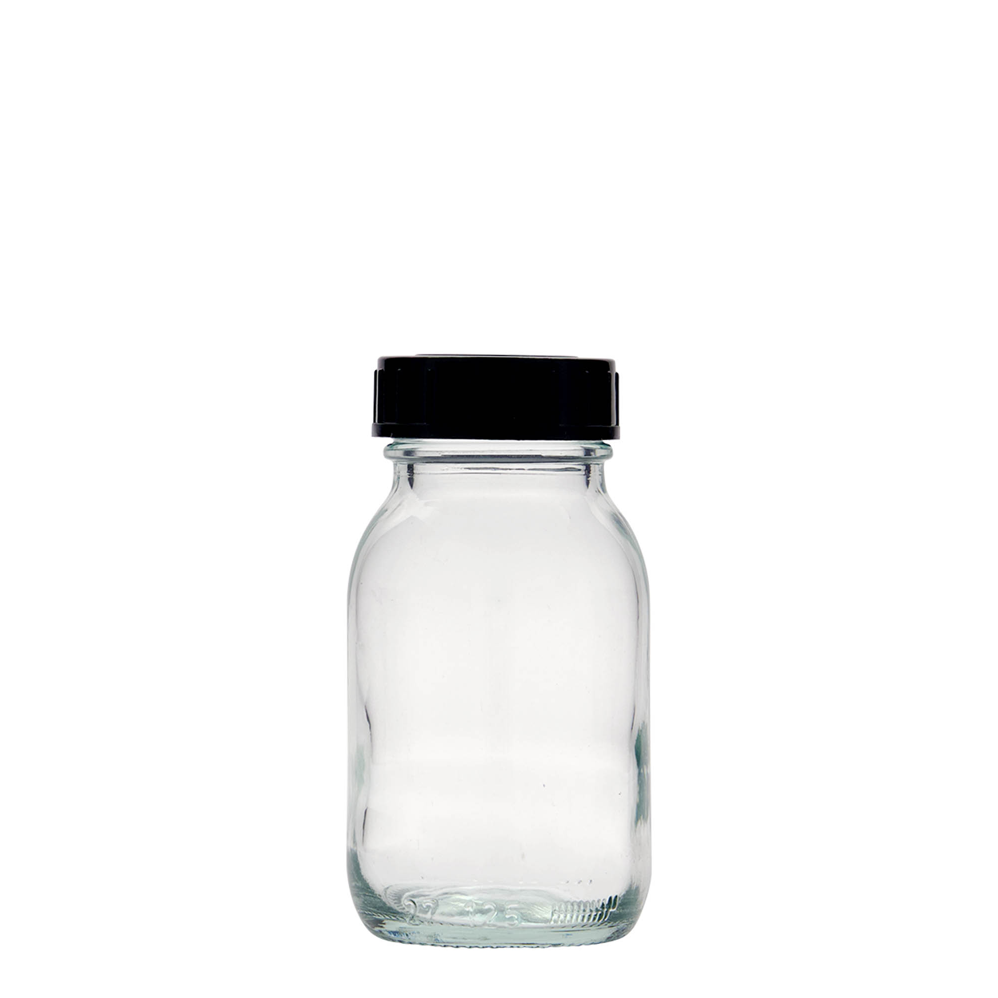 125 ml širokouhlové sklo, hrdlo: DIN 40 125 ml širokouhlové sklo, hrdlo: DIN 40