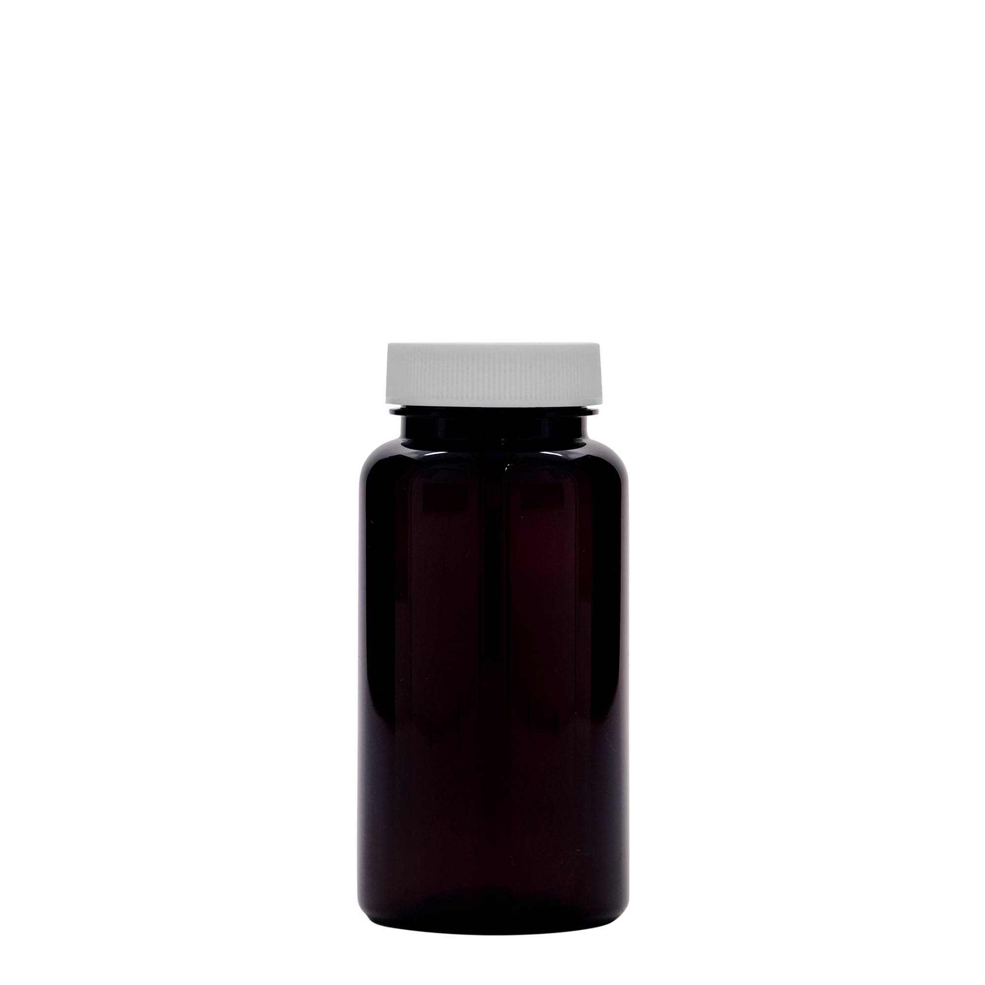 150 ml PET Packer, plast, hnedá farba, hrdlo: GPI 38/400