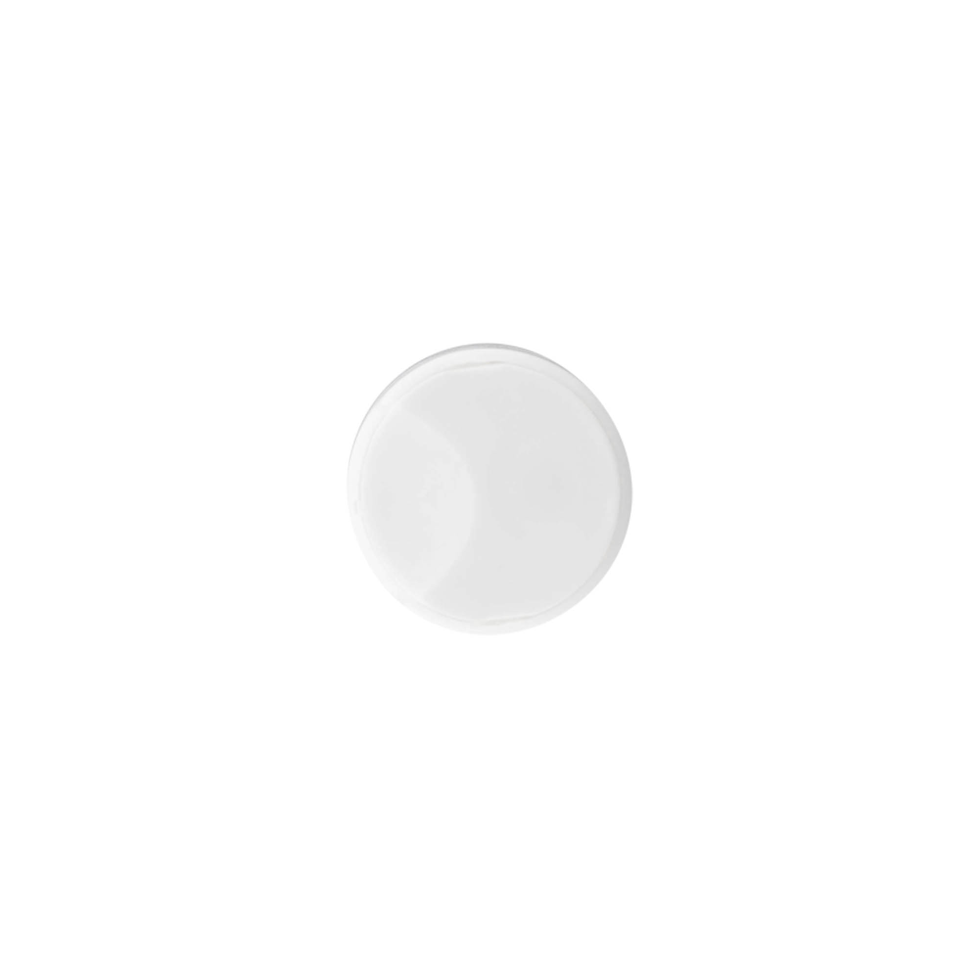 Skrutkovací uzáver Disc Top, PP-plast, biely, pre hrdlo: 24/410