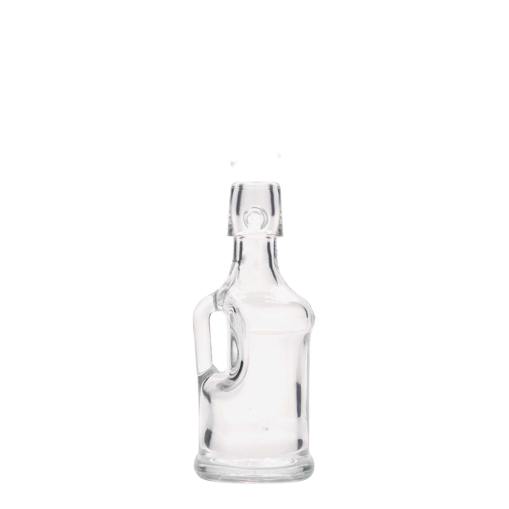 40 ml sklenená fľaša 'Classica', hrdlo: uzáver s pántom 40 ml sklenená fľaša 'Classica', hrdlo: uzáver s pántom