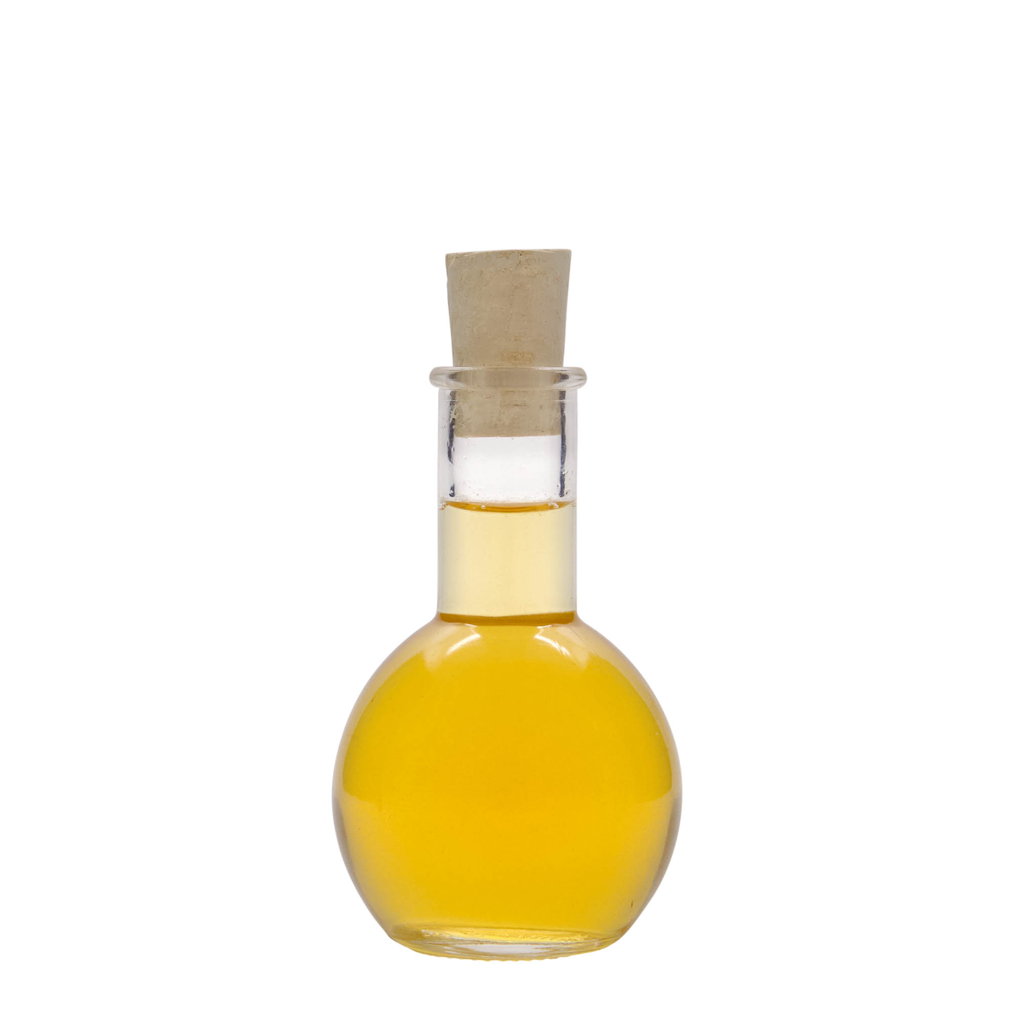 100 ml sklenená fľaša 'Tulipano', hrdlo: korok