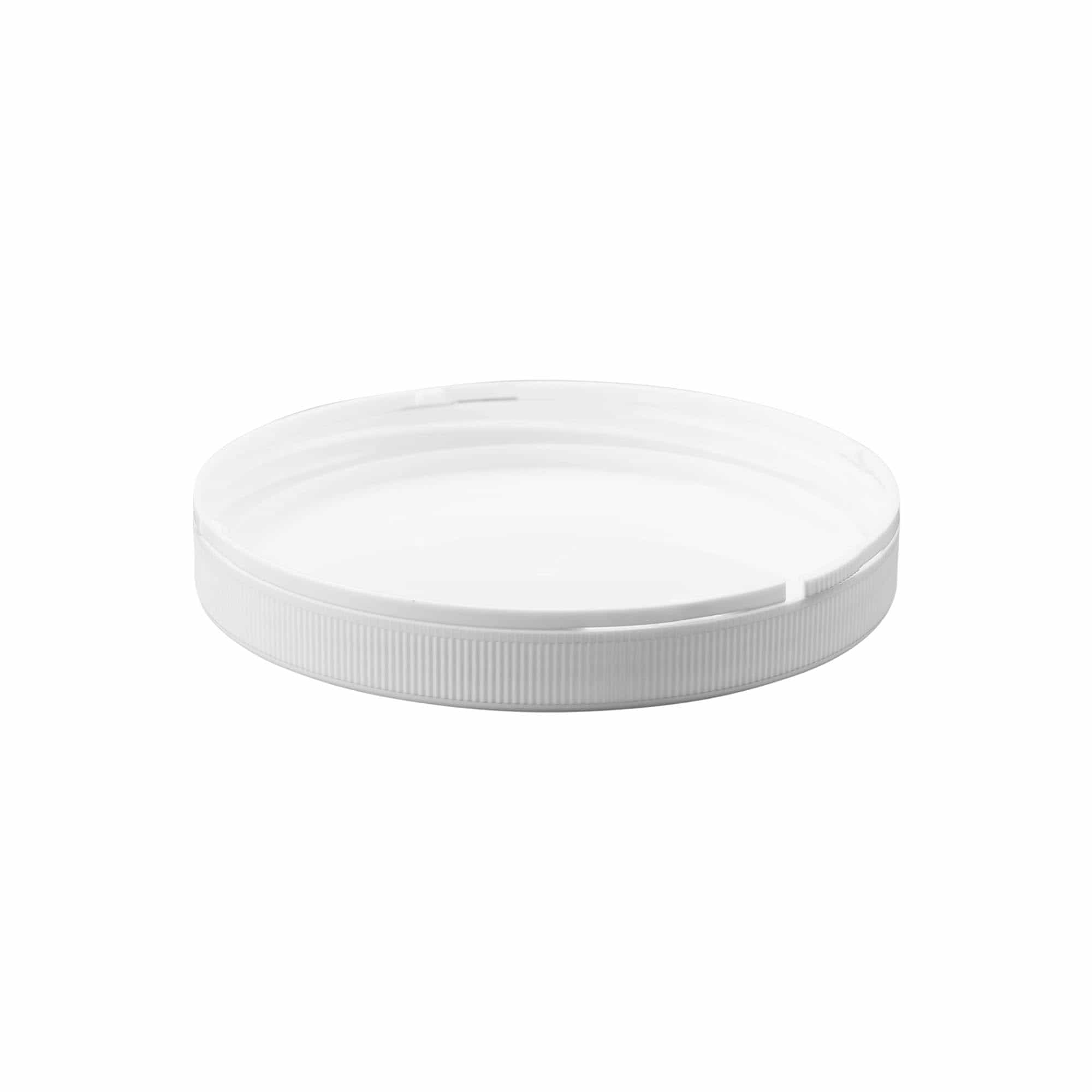 Skrutkovací uzáver „Securilock“ 116,5 mm, PP plast, biela farba