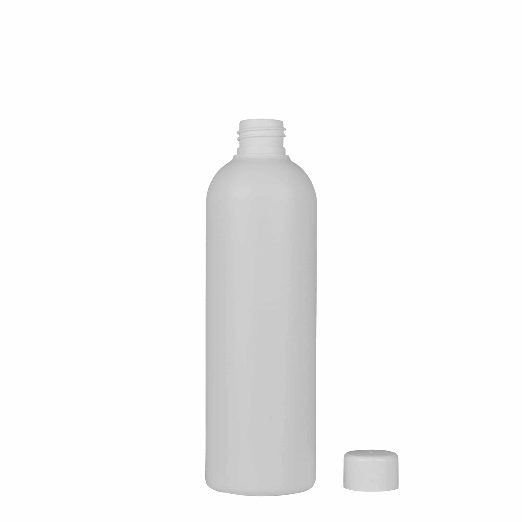 300 ml plastová fľaša „Tuffy“, HDPE, biela farba, hrdlo: GPI 24/410
