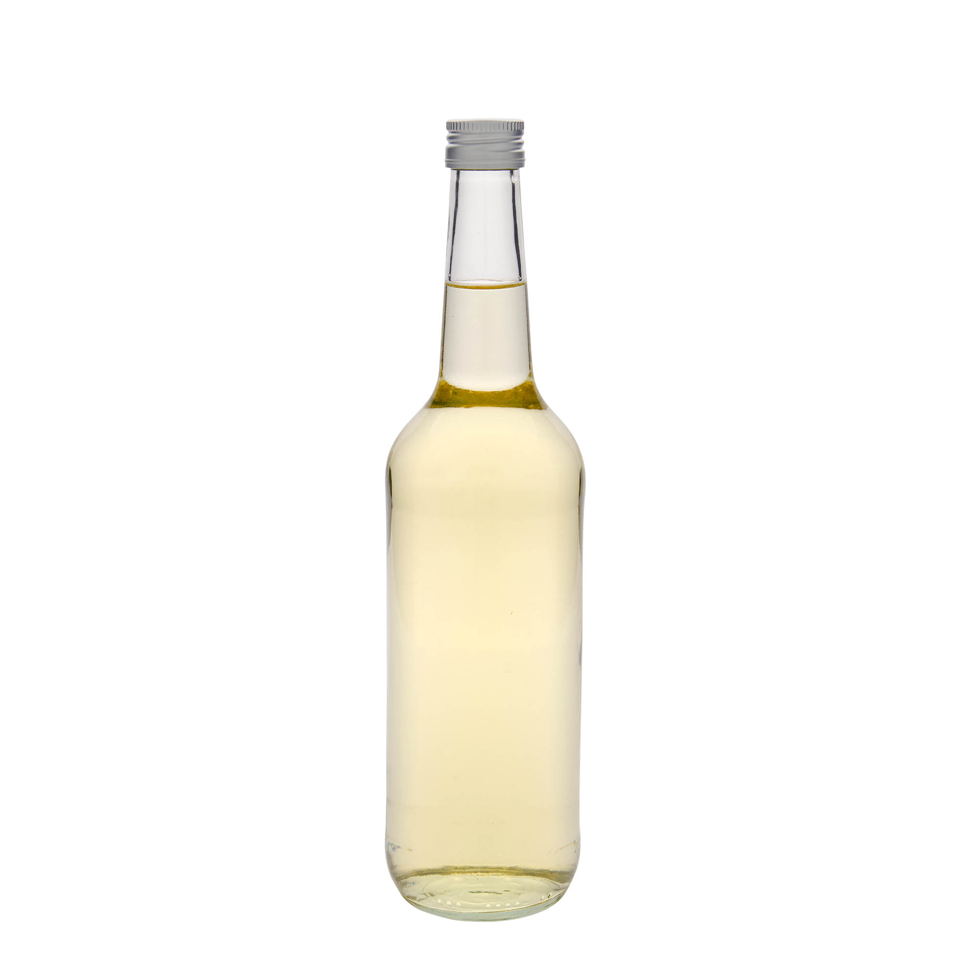 700 ml sklenená fľaša s priamym hrdlom, hrdlo: PP 28