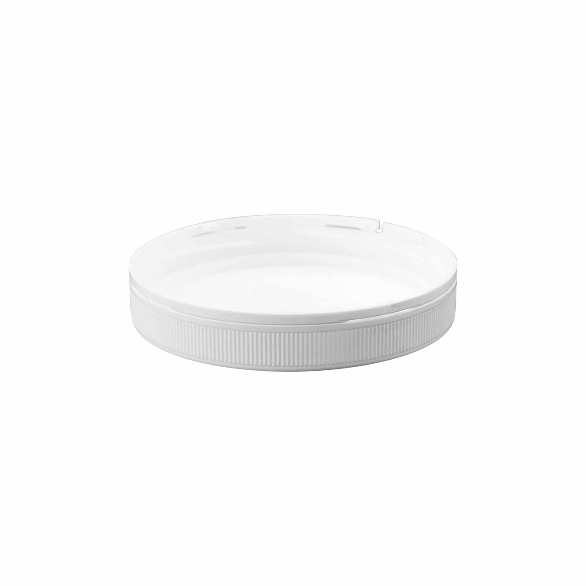Skrutkovací uzáver „Securilock“ 95 mm, PP plast, biela farba