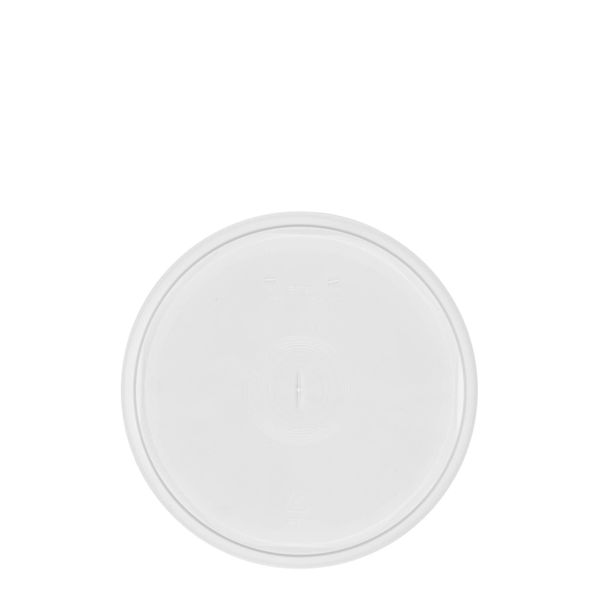 Veko pre 2,5 l vedierko, PP plast, biela farba