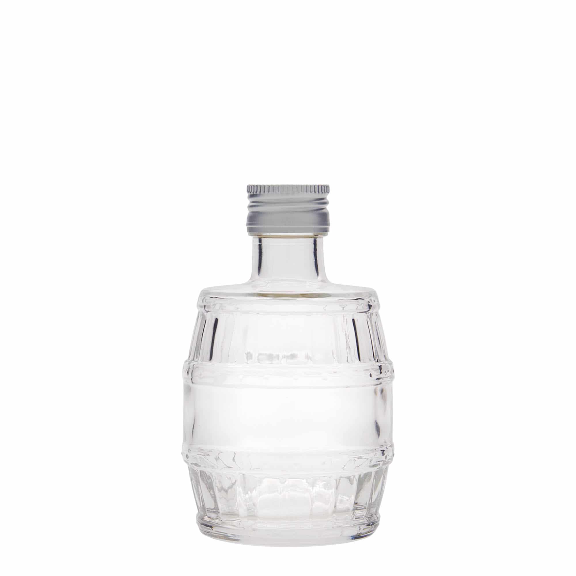 200 ml sklená fľaša „Sud“, hrdlo: PP 28
