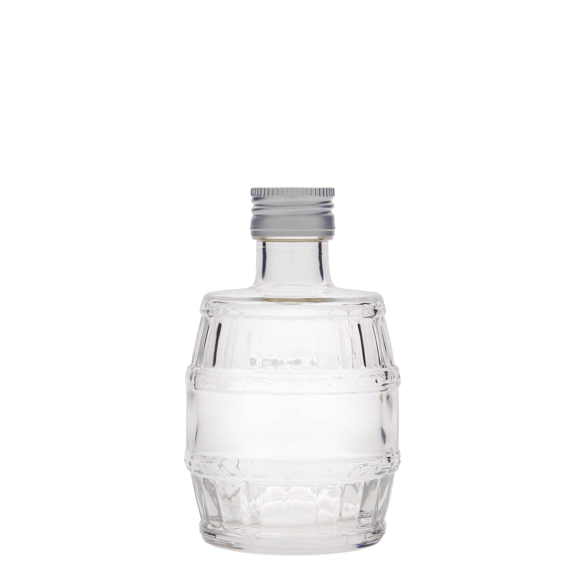 200 ml sklenená fľaša 'sud', hrdlo: PP 28